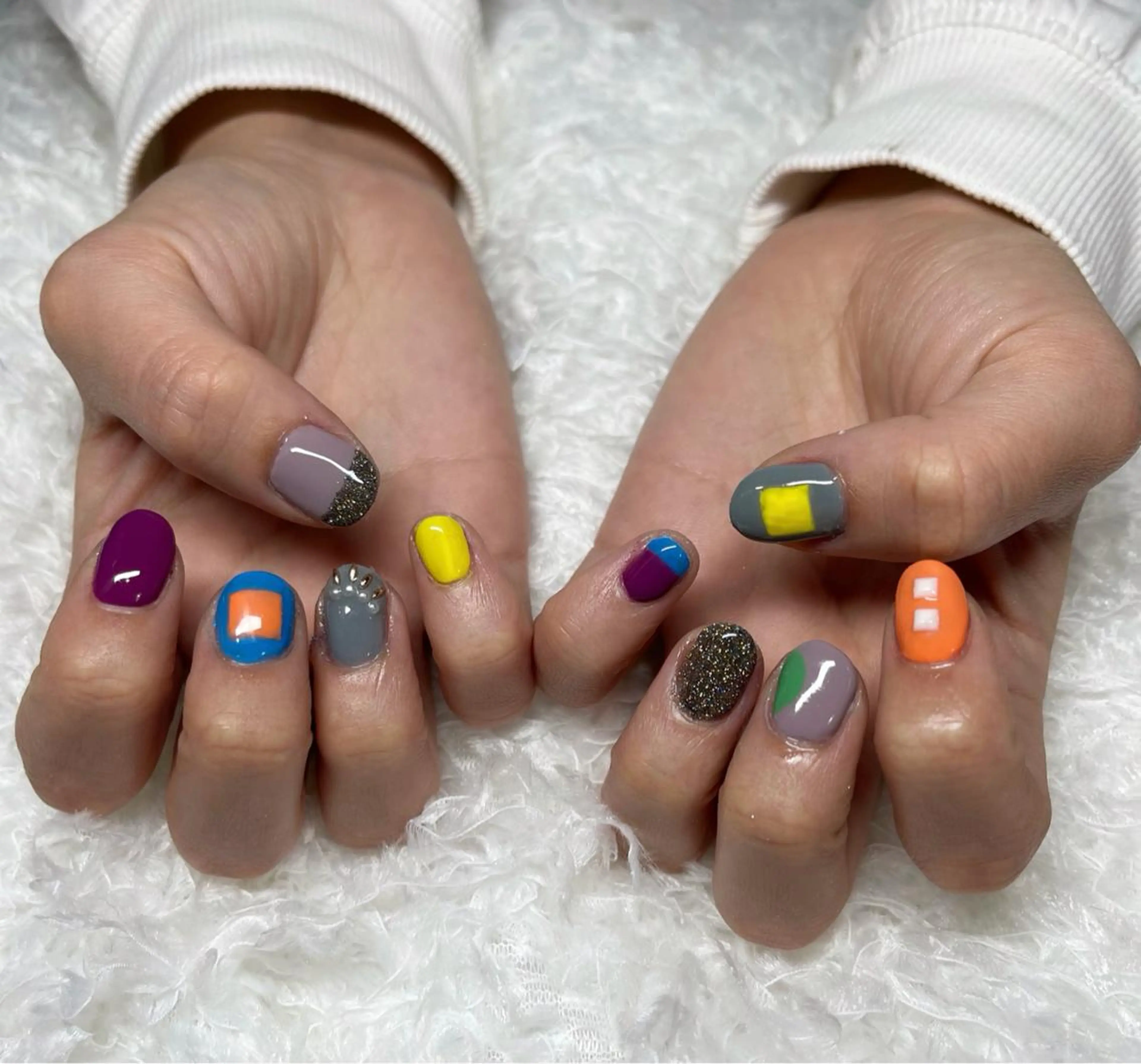 ネイル フラッシュネイル 卒業式 yu kaのネイルデザイン