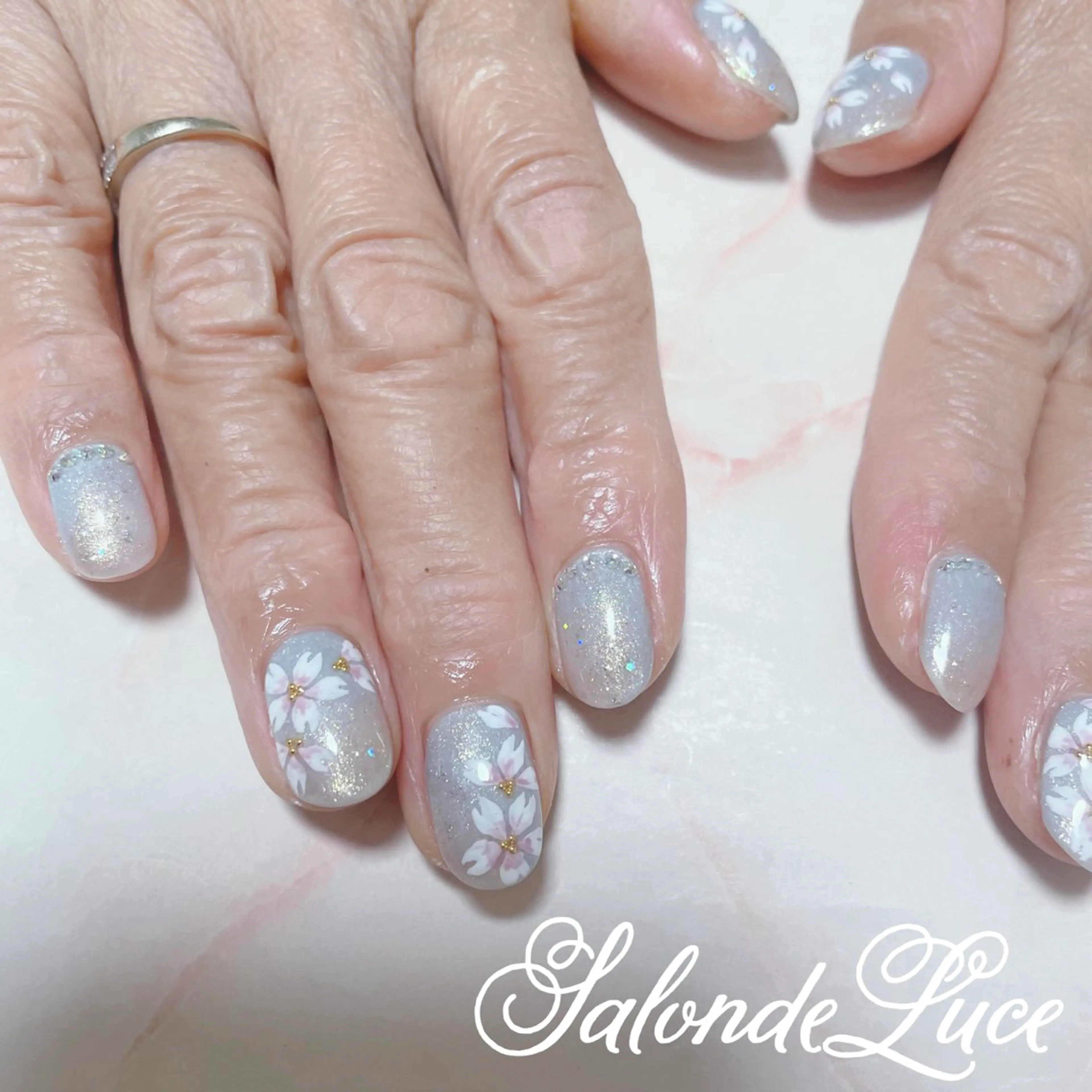 ネイル 桜ネイル Salon de Luceのネイルデザイン