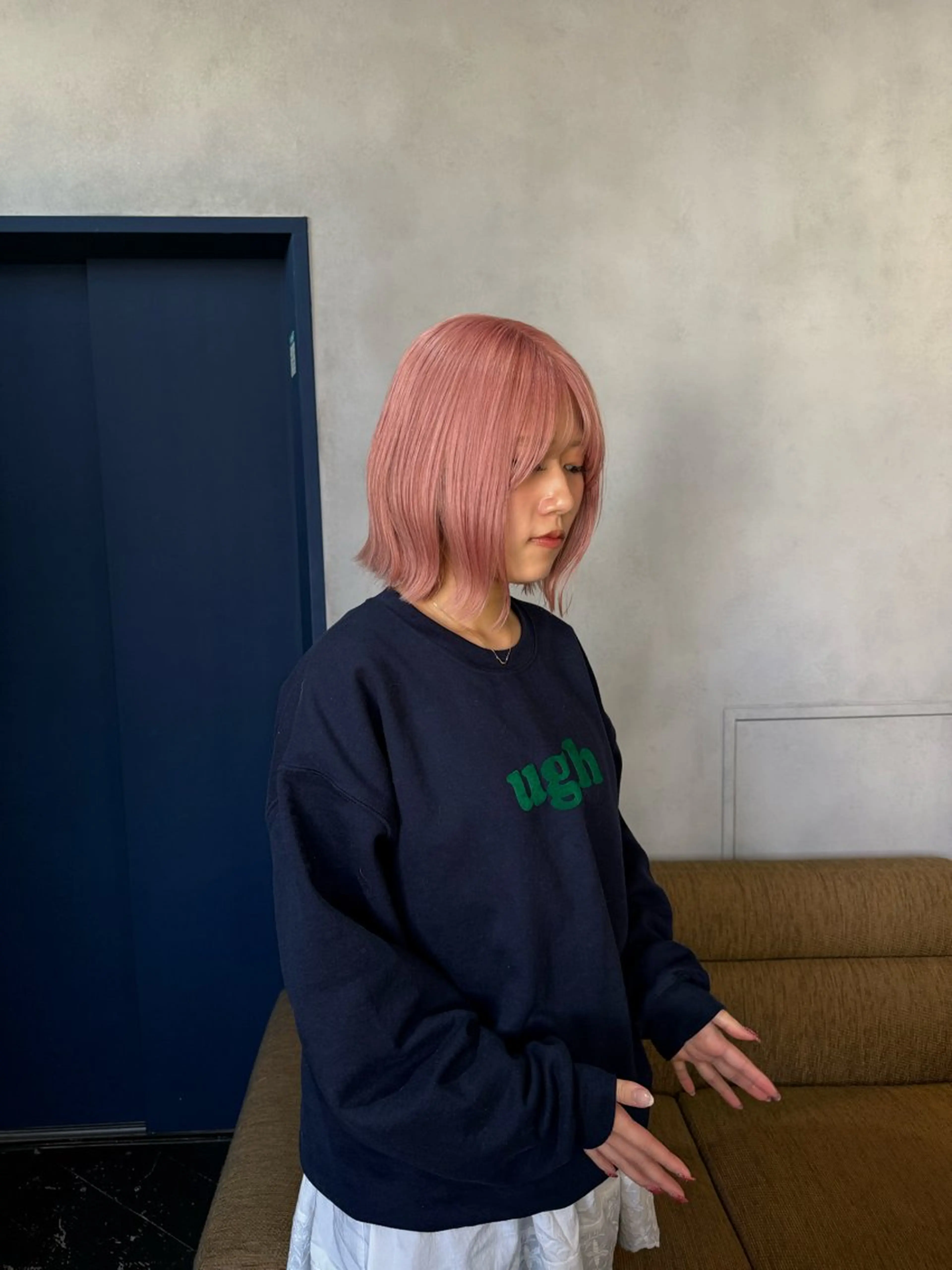 ショート カラー ヘアアレンジ Lyon hair&makeup所属・金丸 穂乃花のヘアスタイル