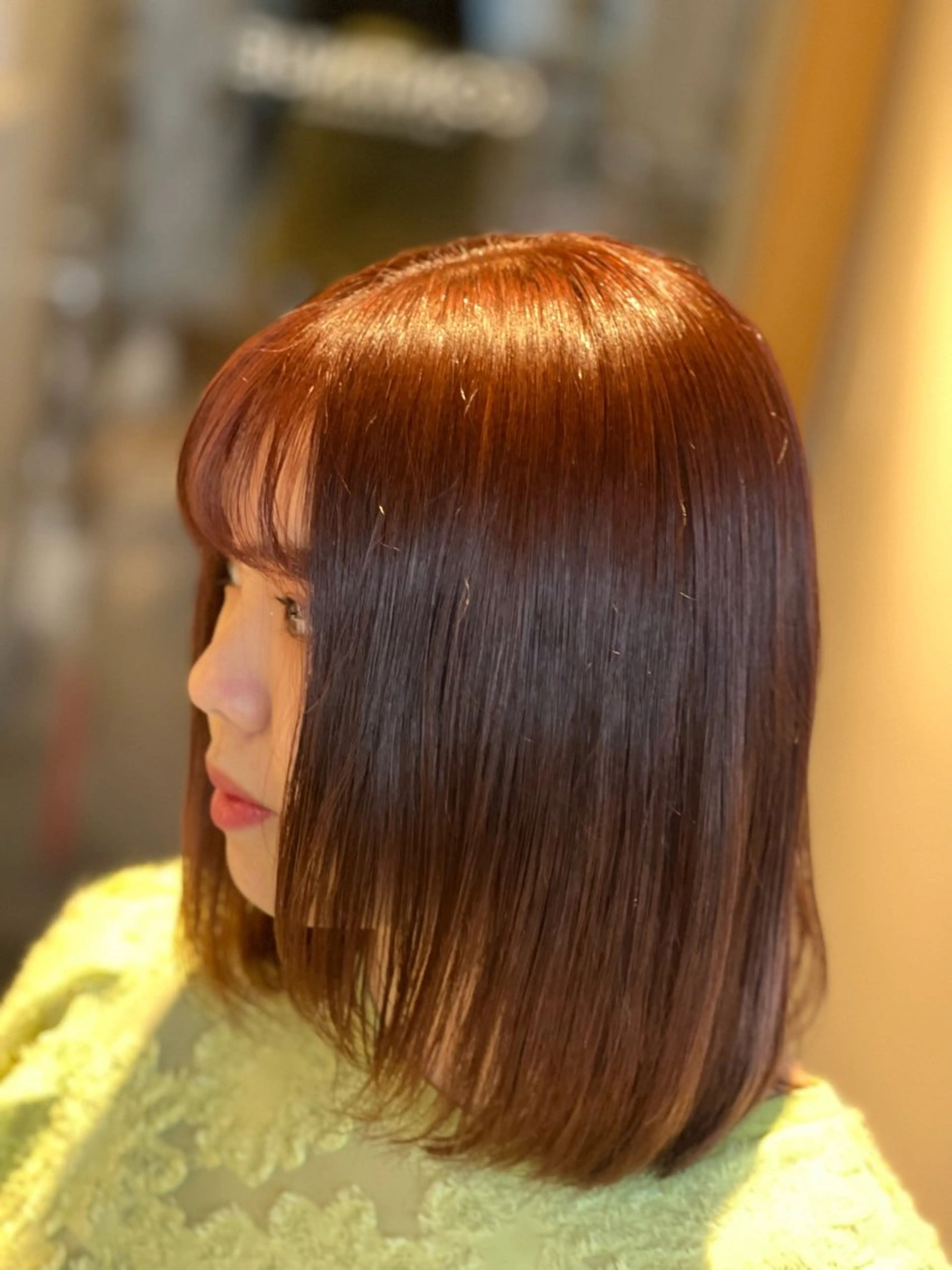 セミロング カラー 表参道/kozue/ 艶髪/髪質改善のヘアスタイル