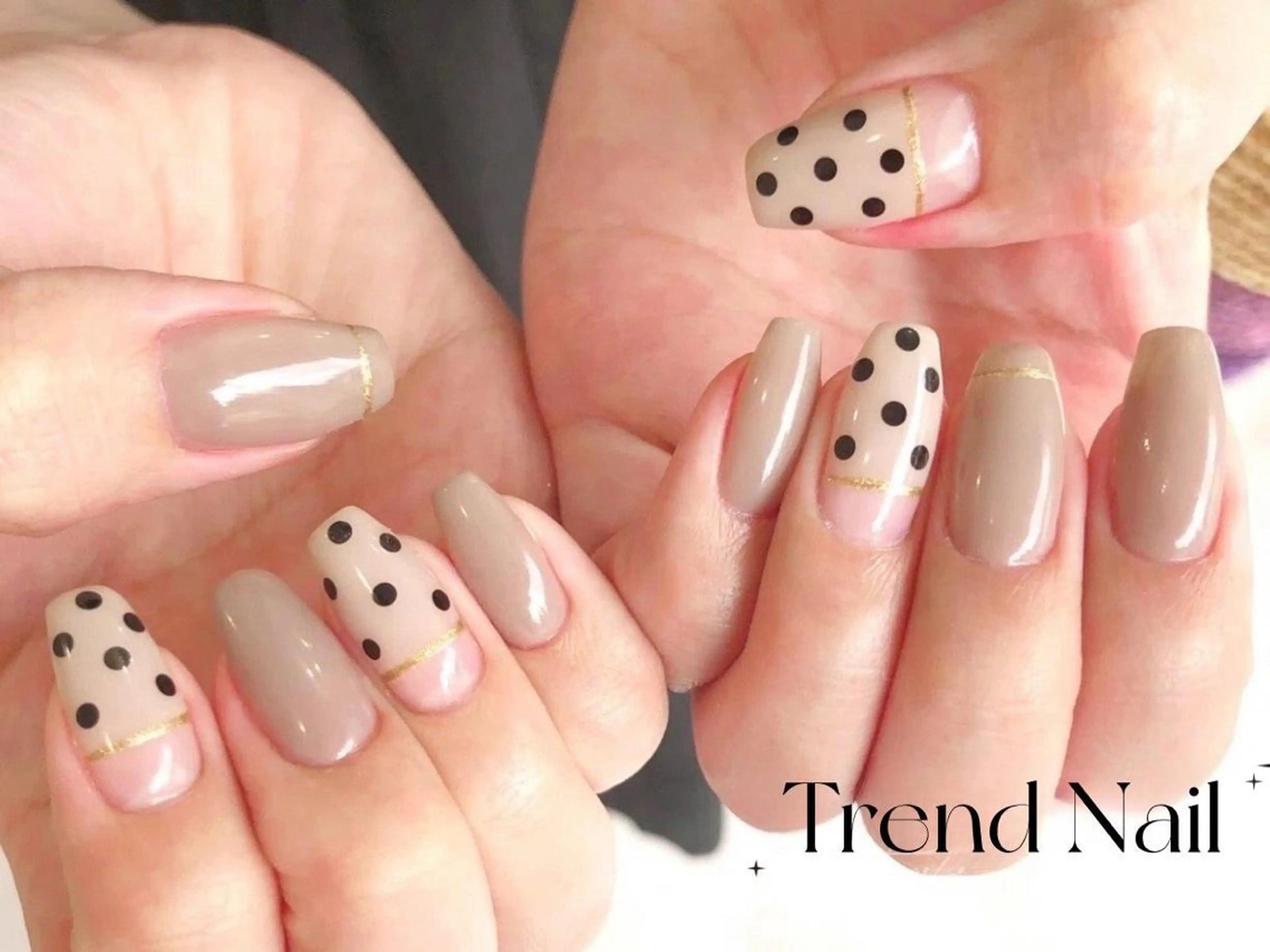 ★HAND 【チップ長さ出し】4本デザイン or カラーベースフレンチの写真