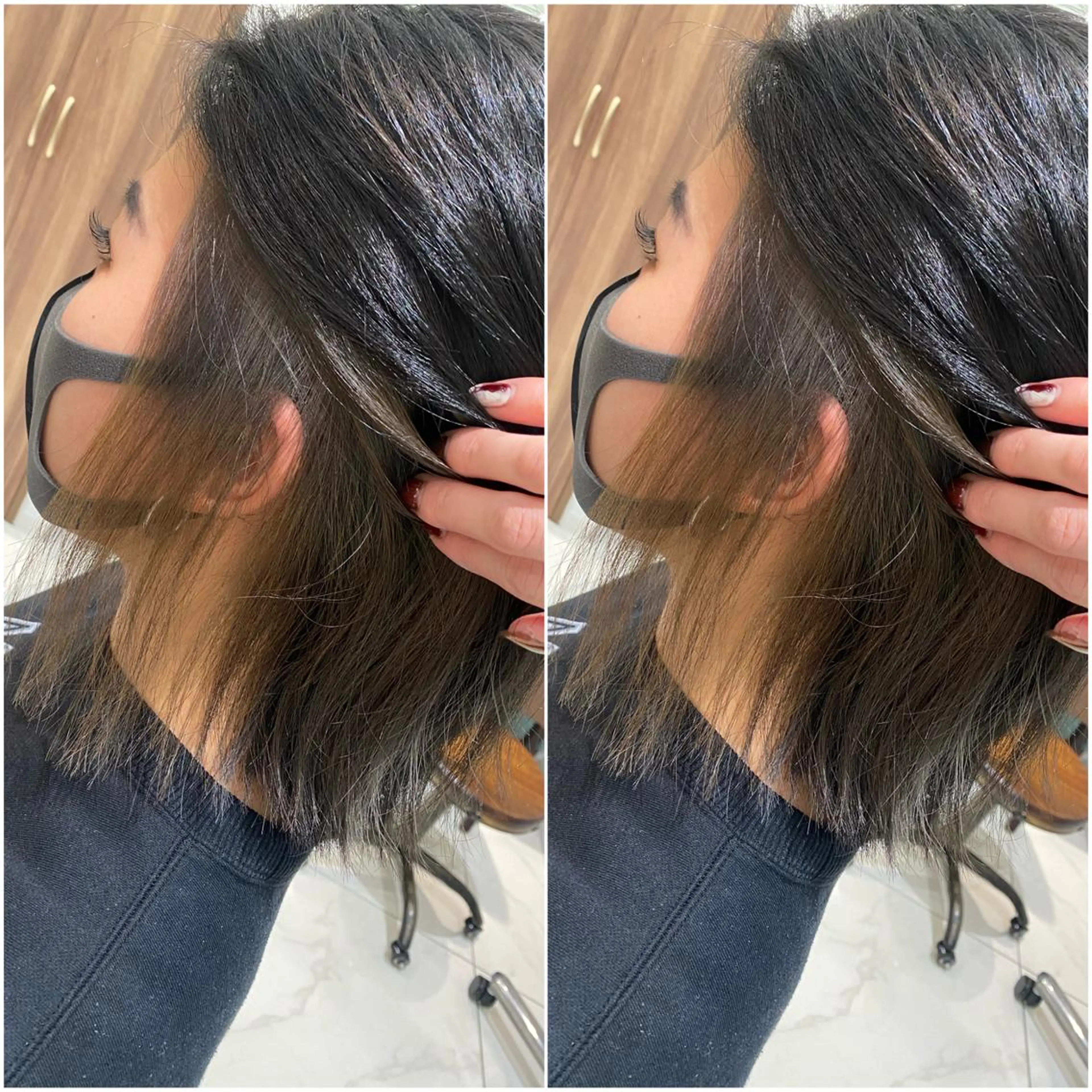 ショート カラー 全席個室　暖色カラー Zina松園優香🌸のヘアスタイル