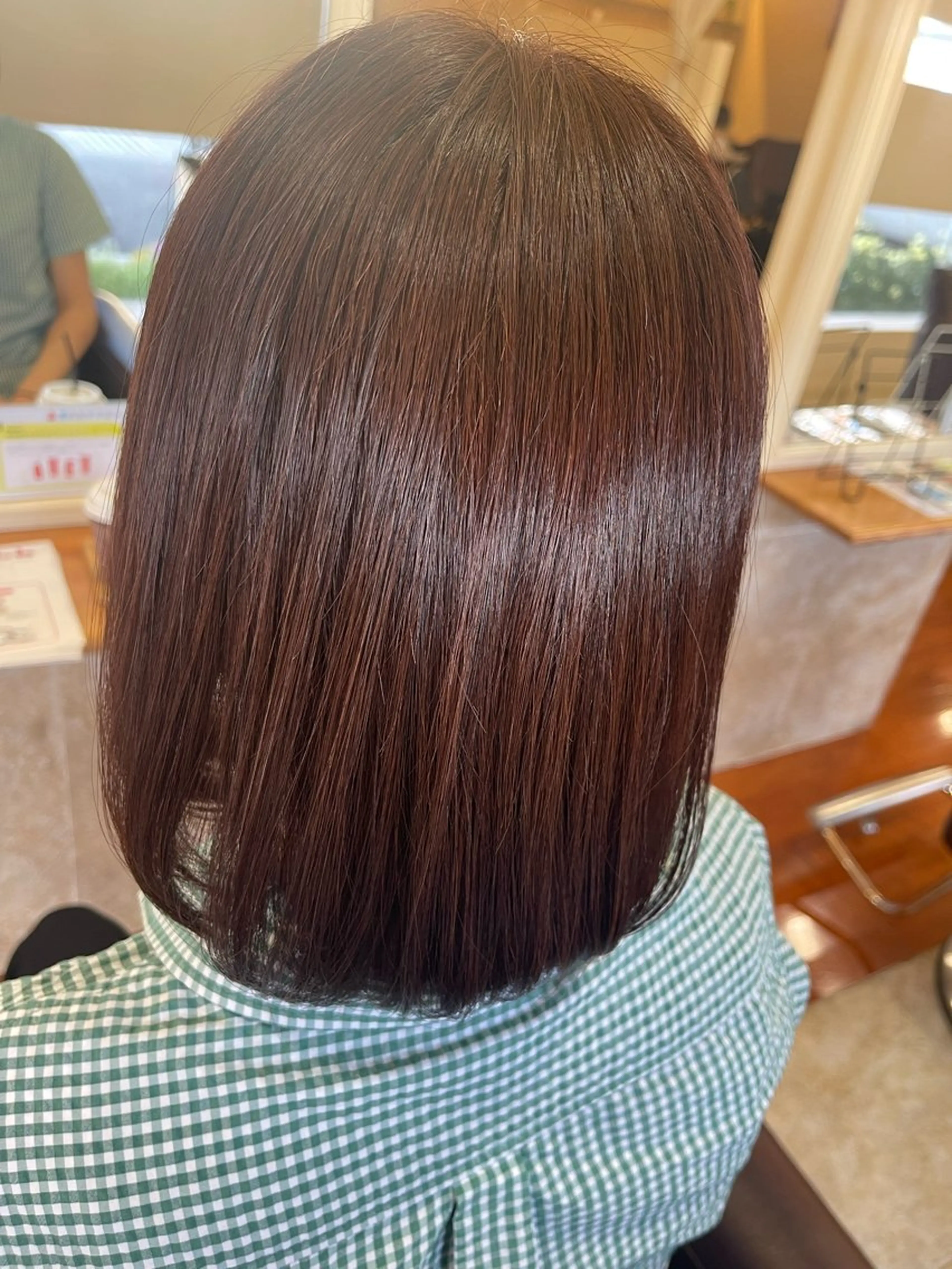 ショート ヘアカラー VENIRE古川店所属・端野七海 縮毛矯正のヘアスタイル