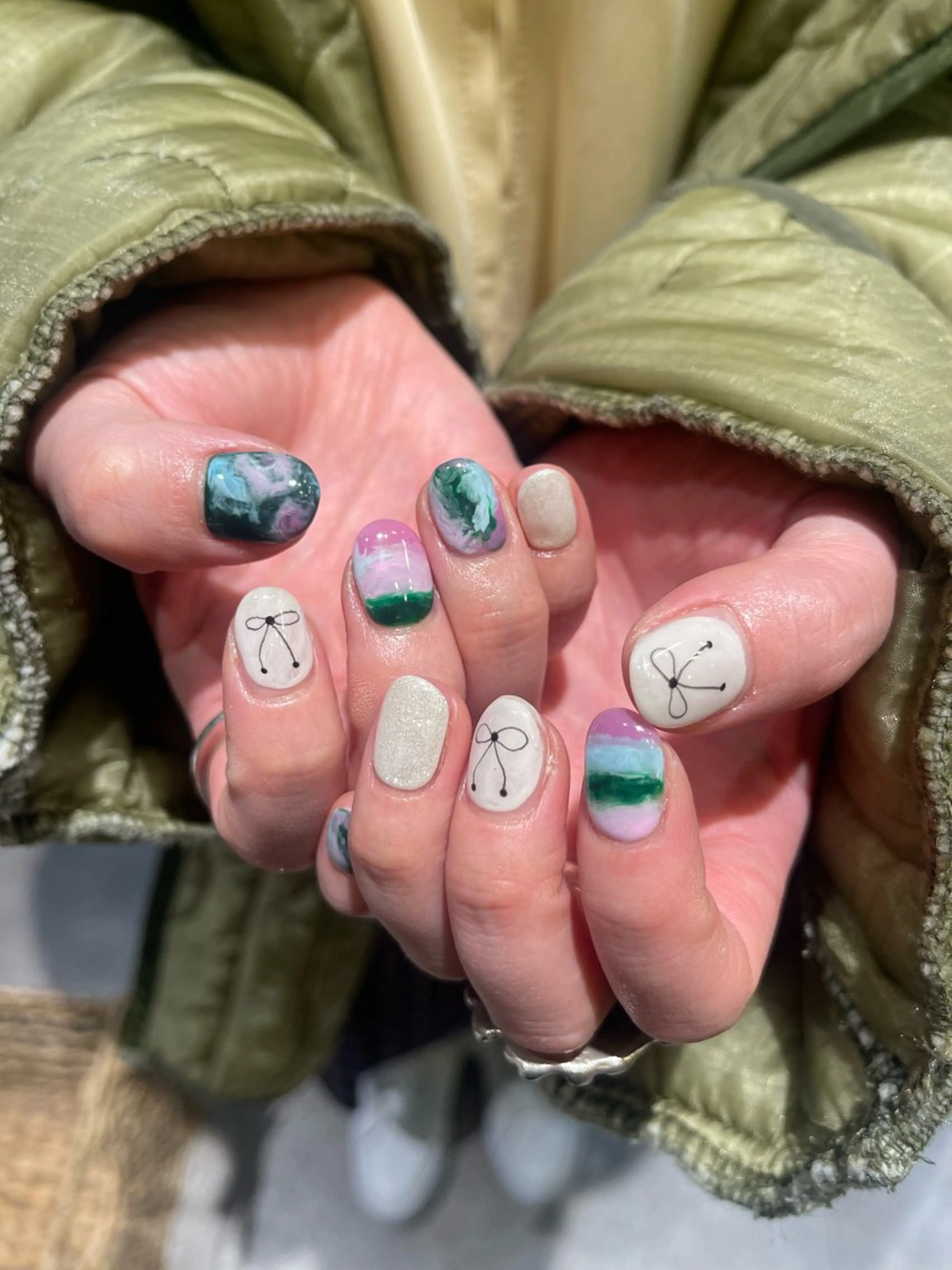 ネイル ano @anomukuiのヘアスタイル