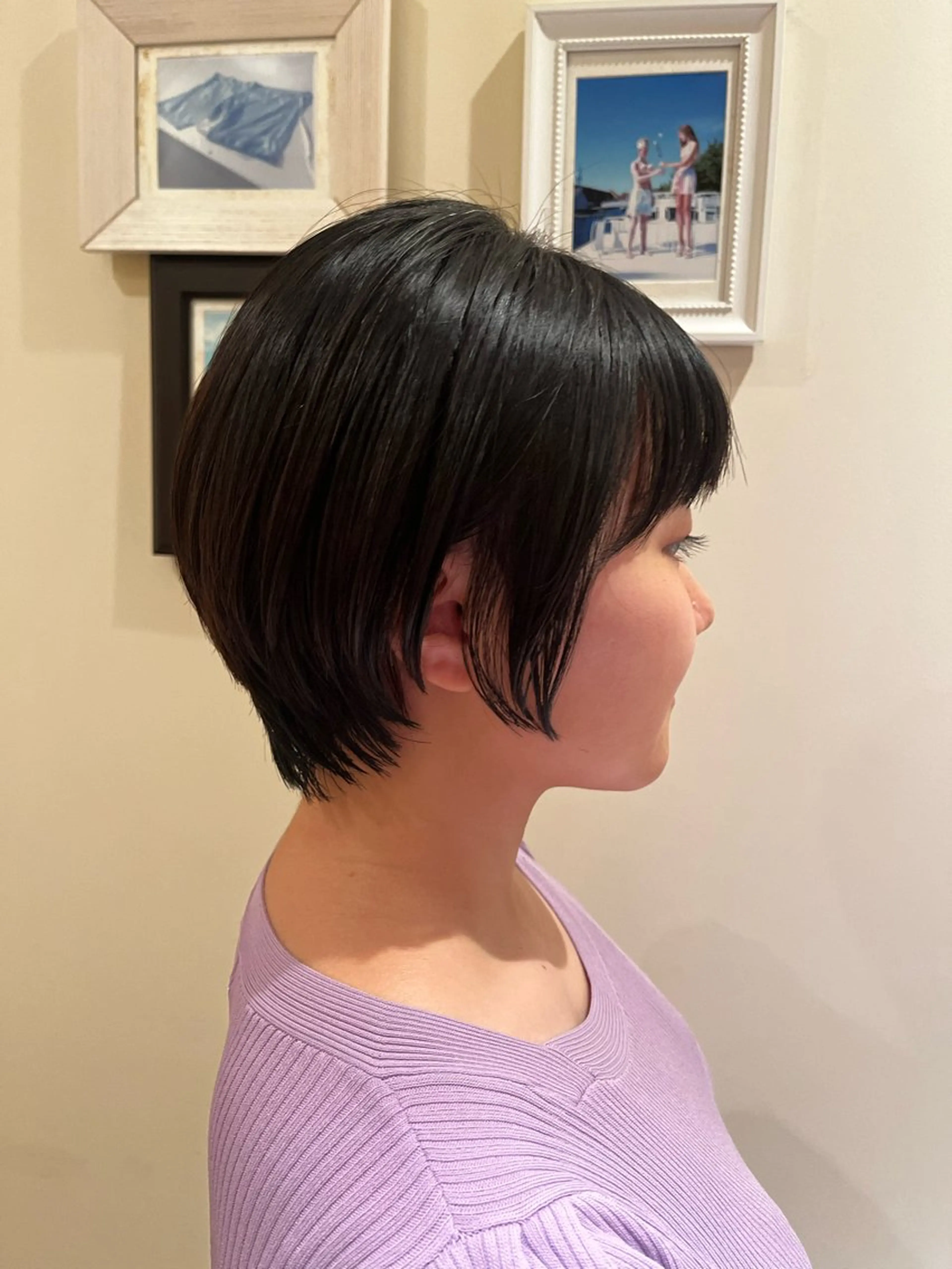 ショート 田内 満里奈のヘアスタイル