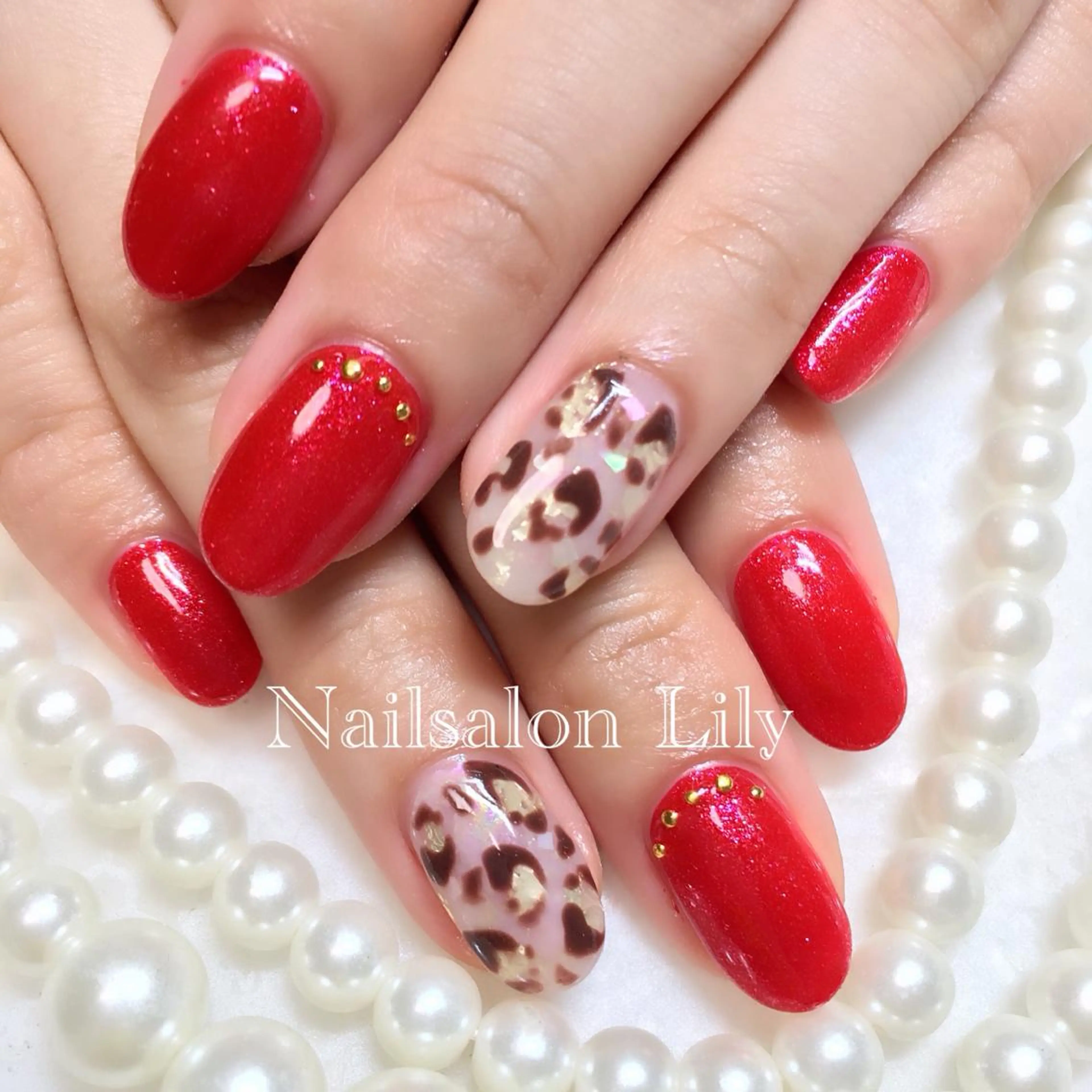 ネイル アニマル柄 Nailsalon Lilyのネイルデザイン