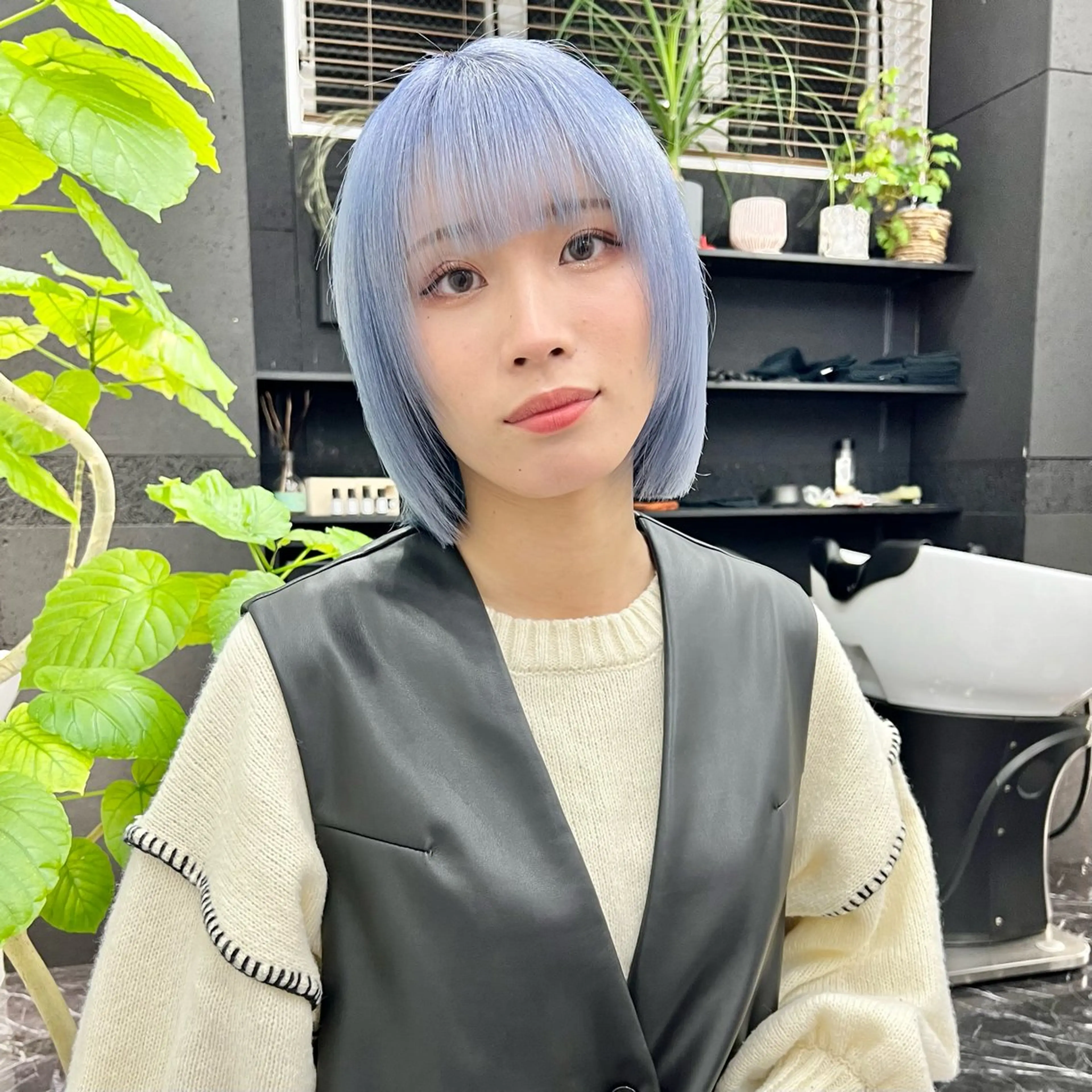 【💖全員使えるクーポン💖】ケアブリーチ+カット+カラー+8Step超音波TOKIO💖¥25,000の写真