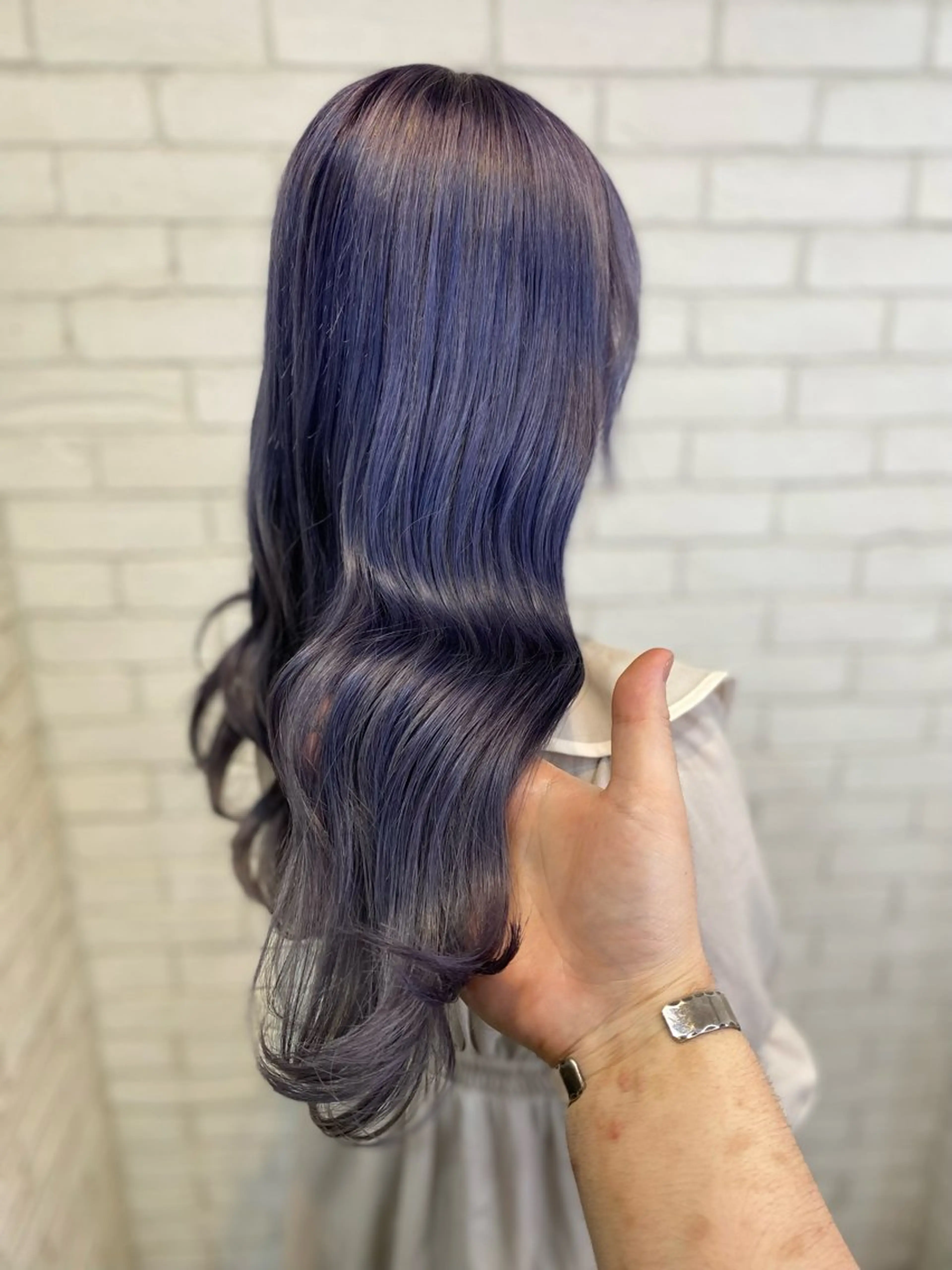 ロング カラー ヘアカラー トリートメント ヨシダ フミノリのヘアスタイル