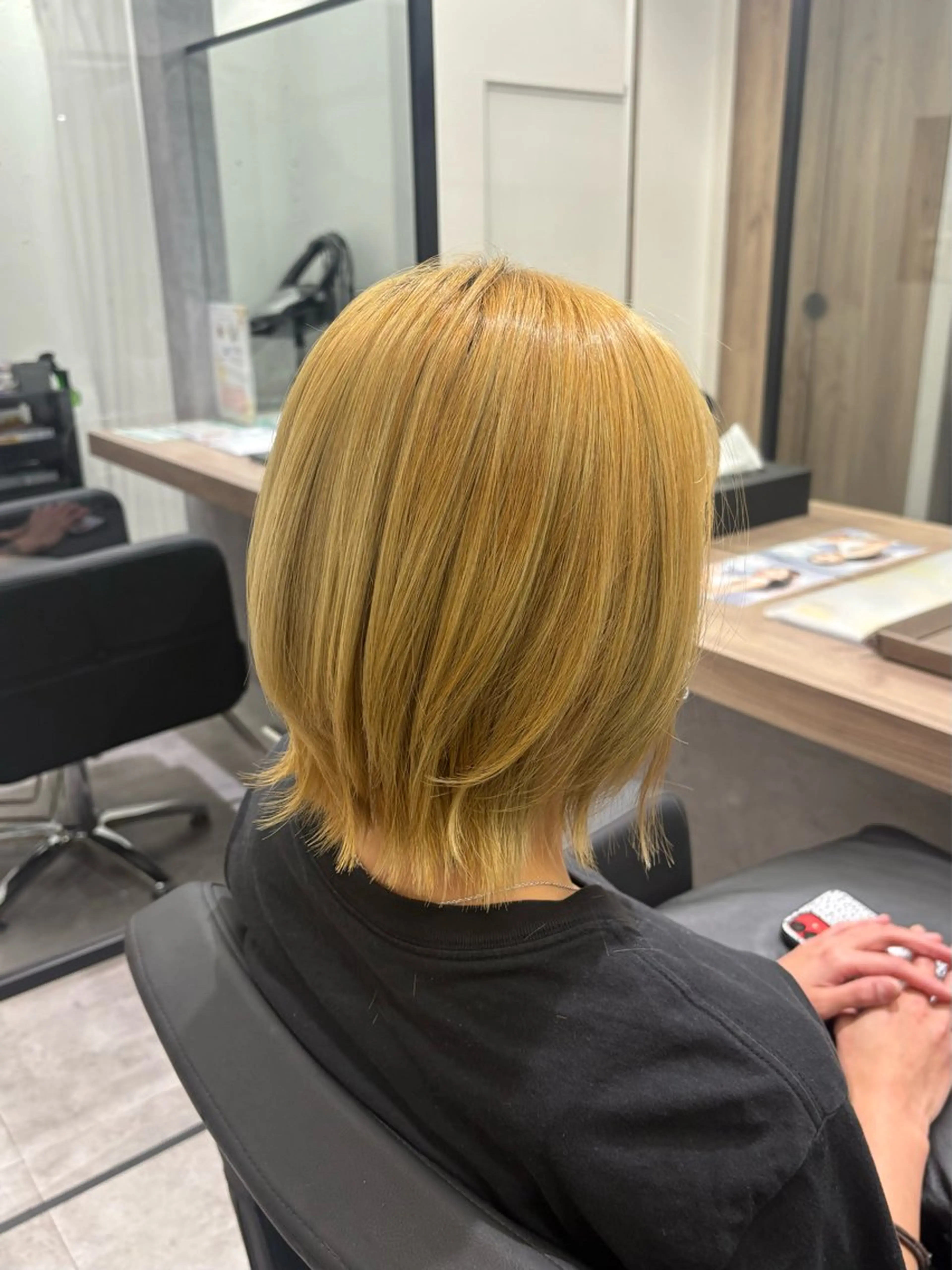 ミディアム カラー ヘアカラー Nail &Beauty by UNO伊勢原所属・COCO .のヘアスタイル