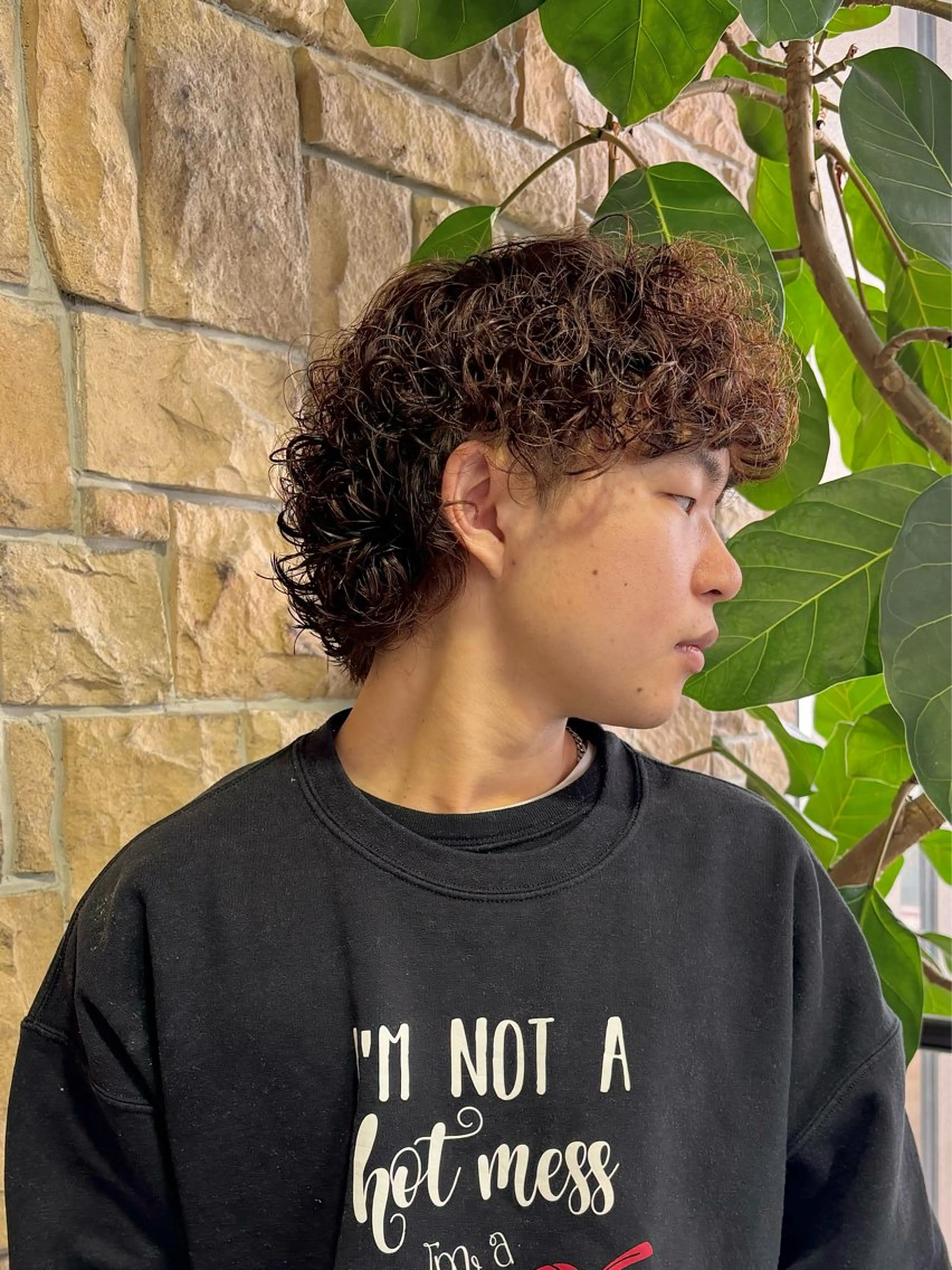 パーマ メンズ 骨格矯正/理論パーマ /悩み改善/yuyaのヘアスタイル