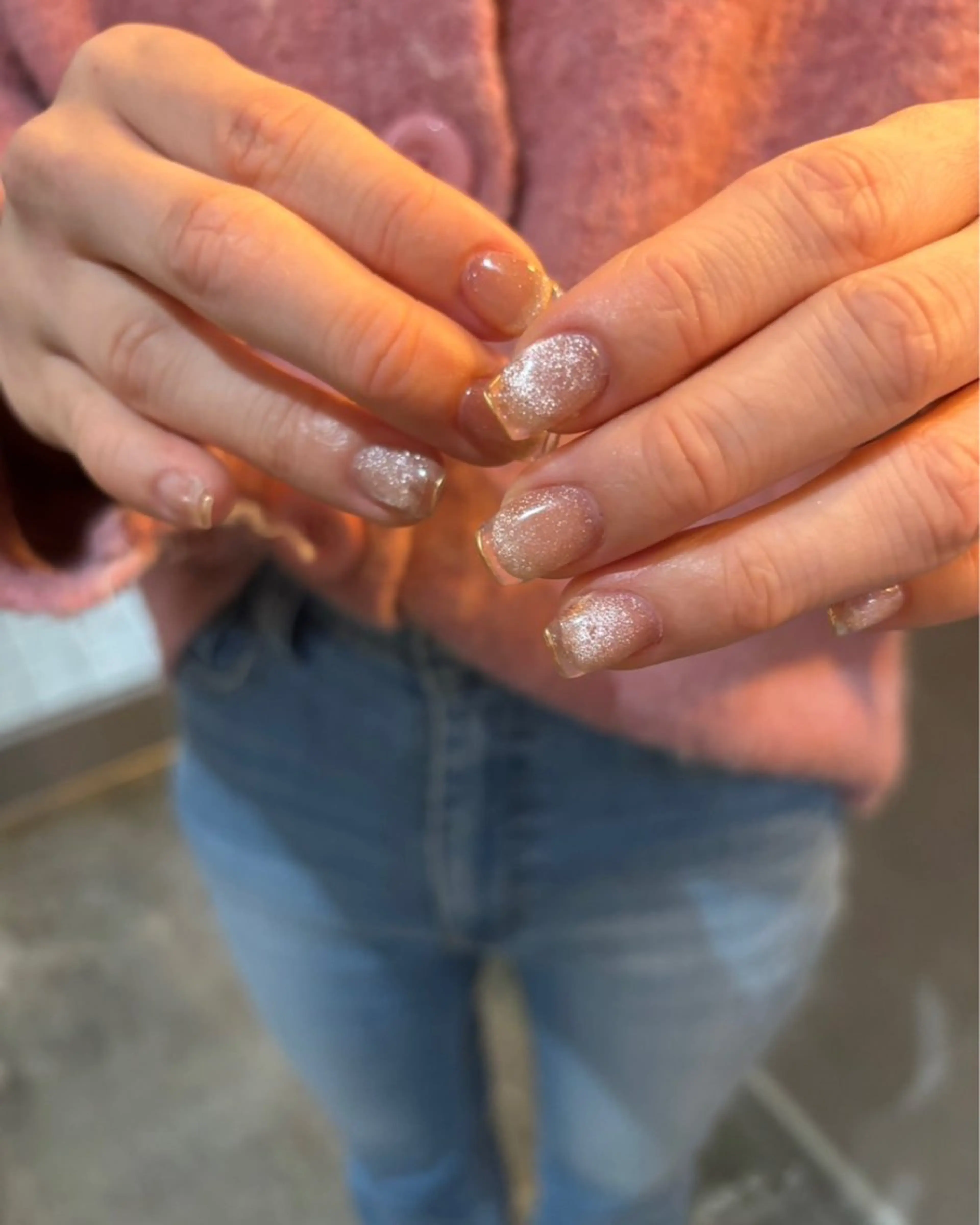 ネイル クリアネイル 長さ出し フレンチネイル scré as Ételのネイルデザイン