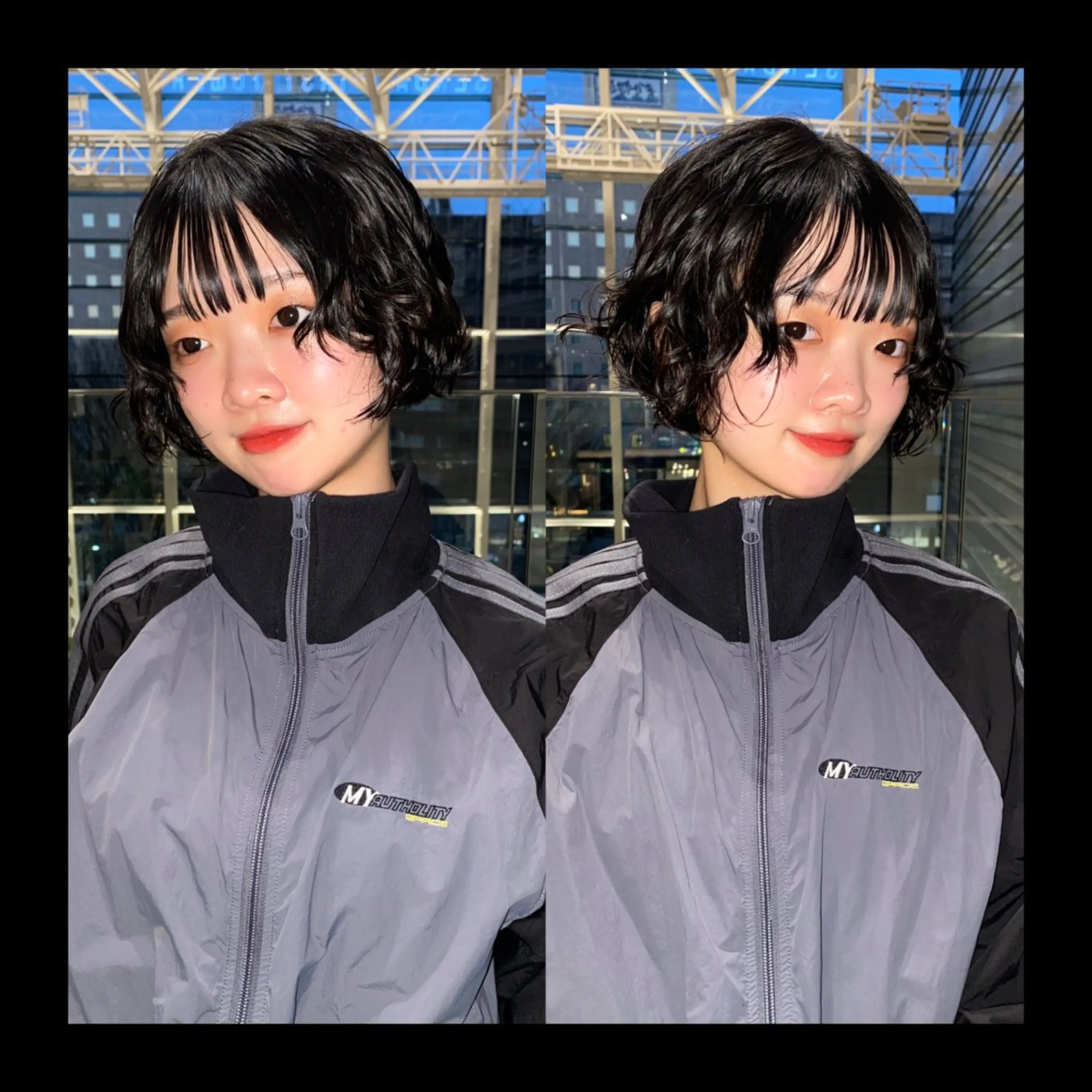 ショート カラー パーマ ボブ カット ヘアカラー パーマ トリートメント mai / linoah˚✧のヘアスタイル