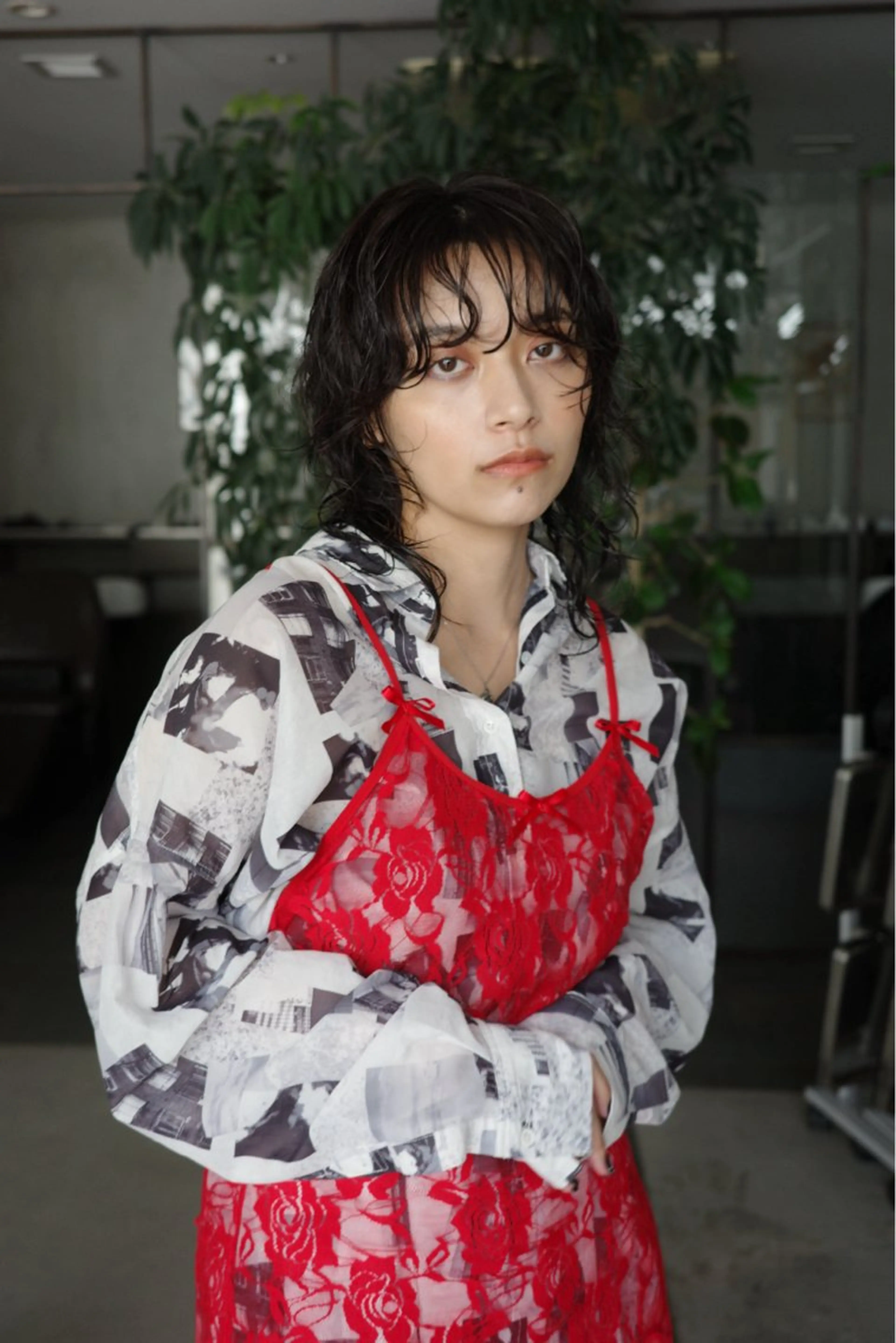 ミディアム パーマ ミディアムパーマ ボブ 外国人風カラー レイヤーカット ウルフカット 🌀渋谷ボブパーマ 🌀河野瑠太のヘアスタイル