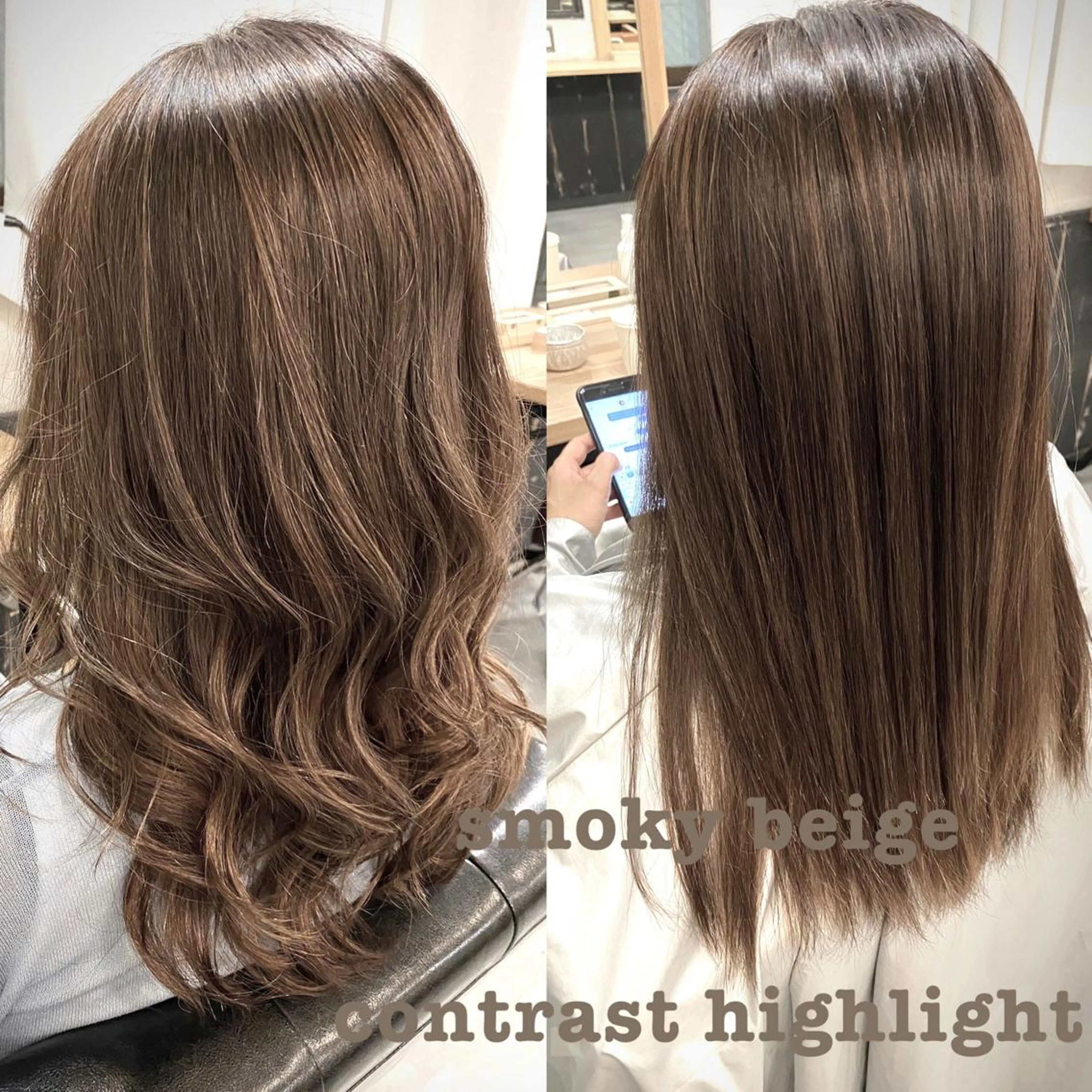 ロング カラー パーマ ブリーチ ケアブリーチ ハイライトカラー ハイライト カット ヘアカラー トリートメント ヘッドスパ 美髪矯正 🌈髪質改善 山下のヘアスタイル