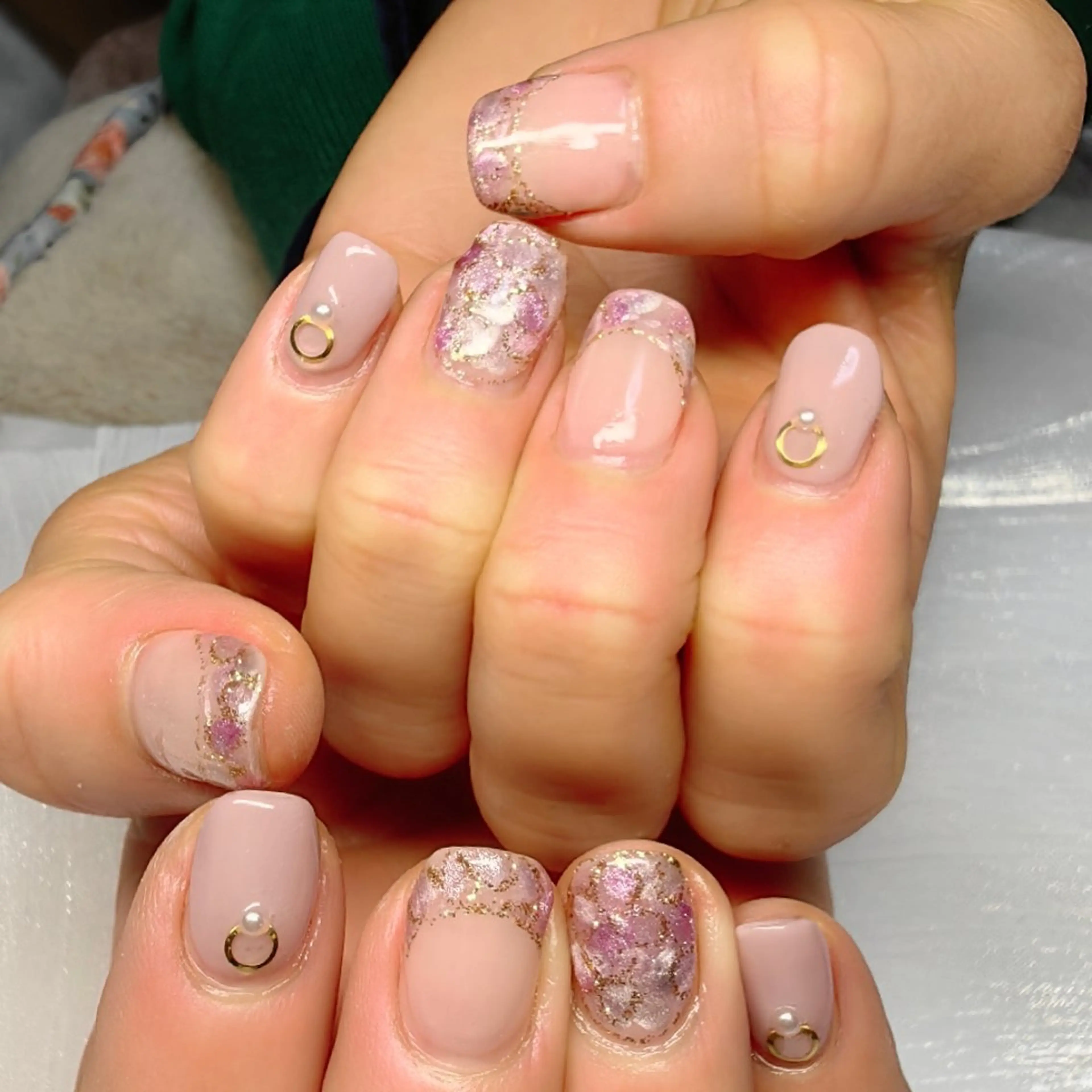 ネイル フラワーネイル マグネットネイル ハンドネイル reve あやののネイルデザイン