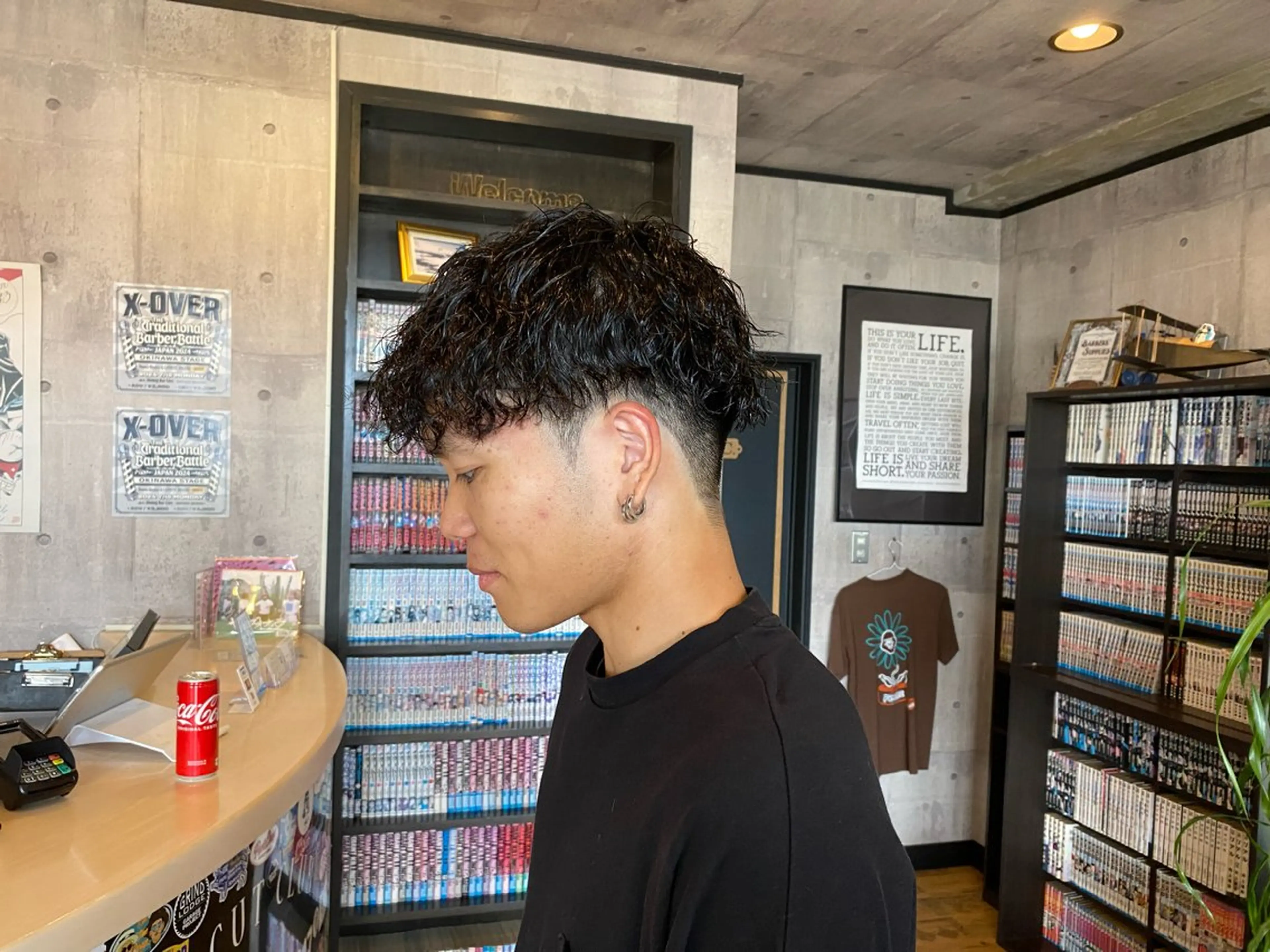 パーマ メンズ メンズパーマ ツイストスパイラルパーマ スパイラルパーマ the cutclub ace所属・山内 舞乃のヘアスタイル