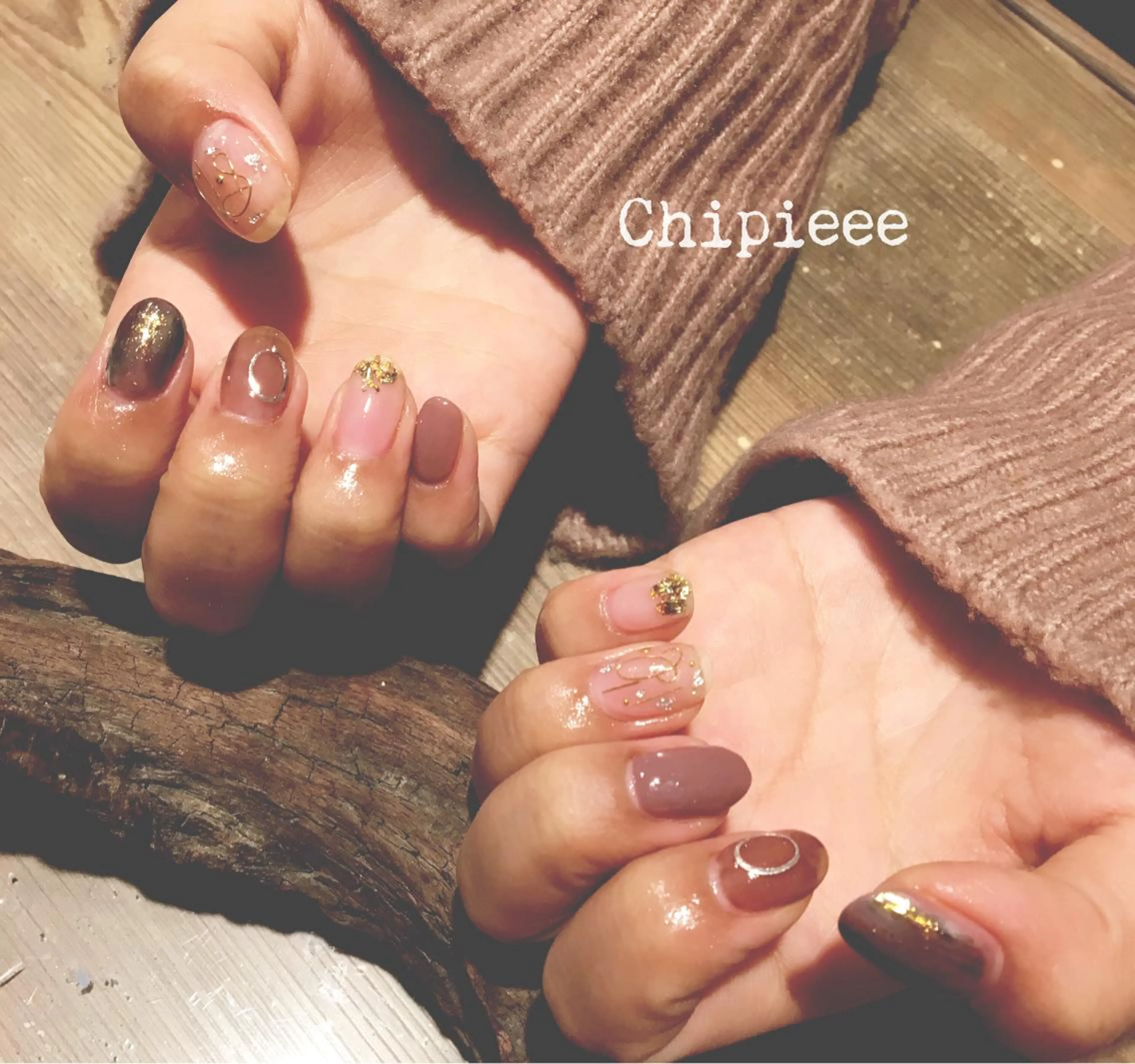 ネイル 持ち込み revia所属・ERI Nailistのネイルデザイン