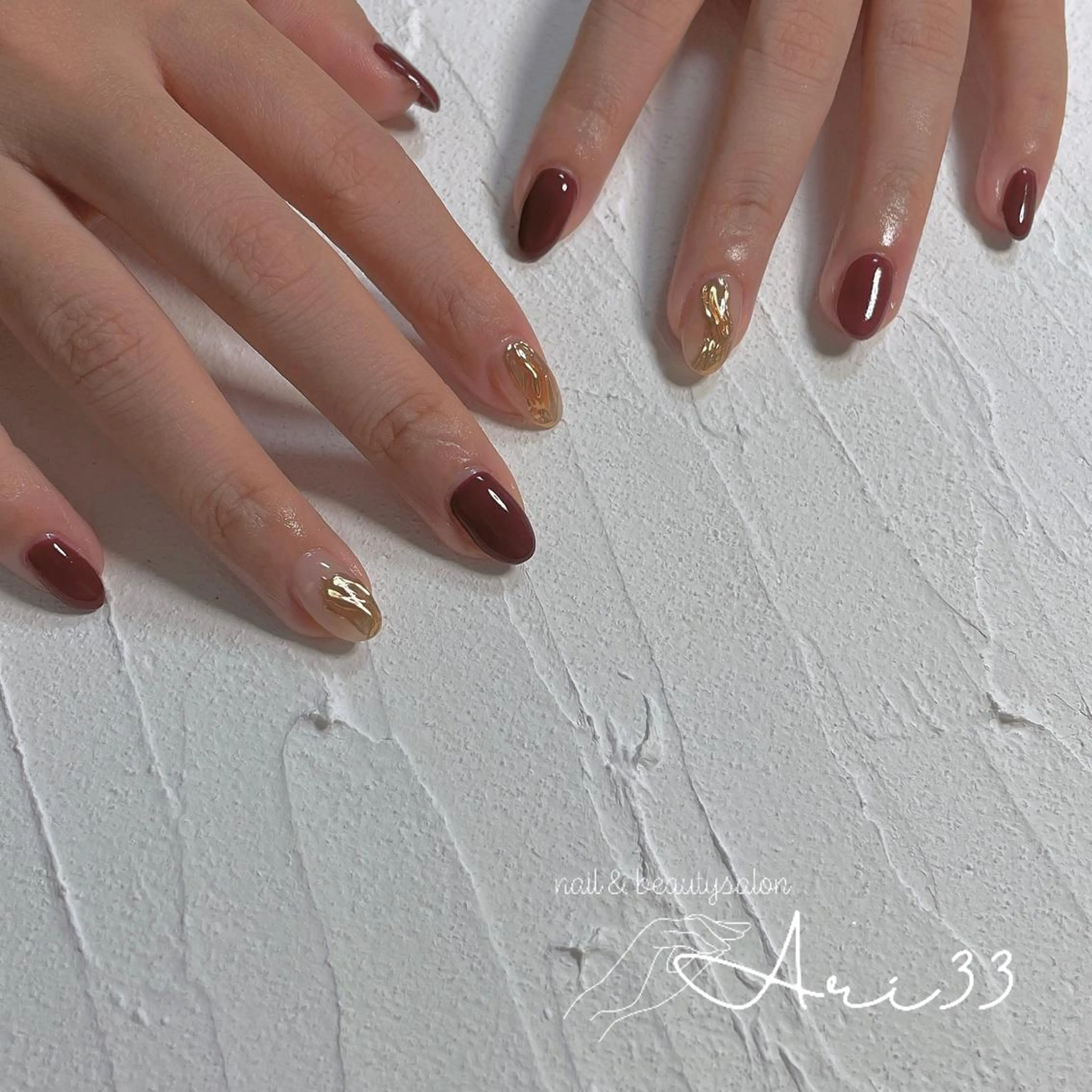 ネイル ハンドネイル プライベートサロン Ari33nailのネイルデザイン