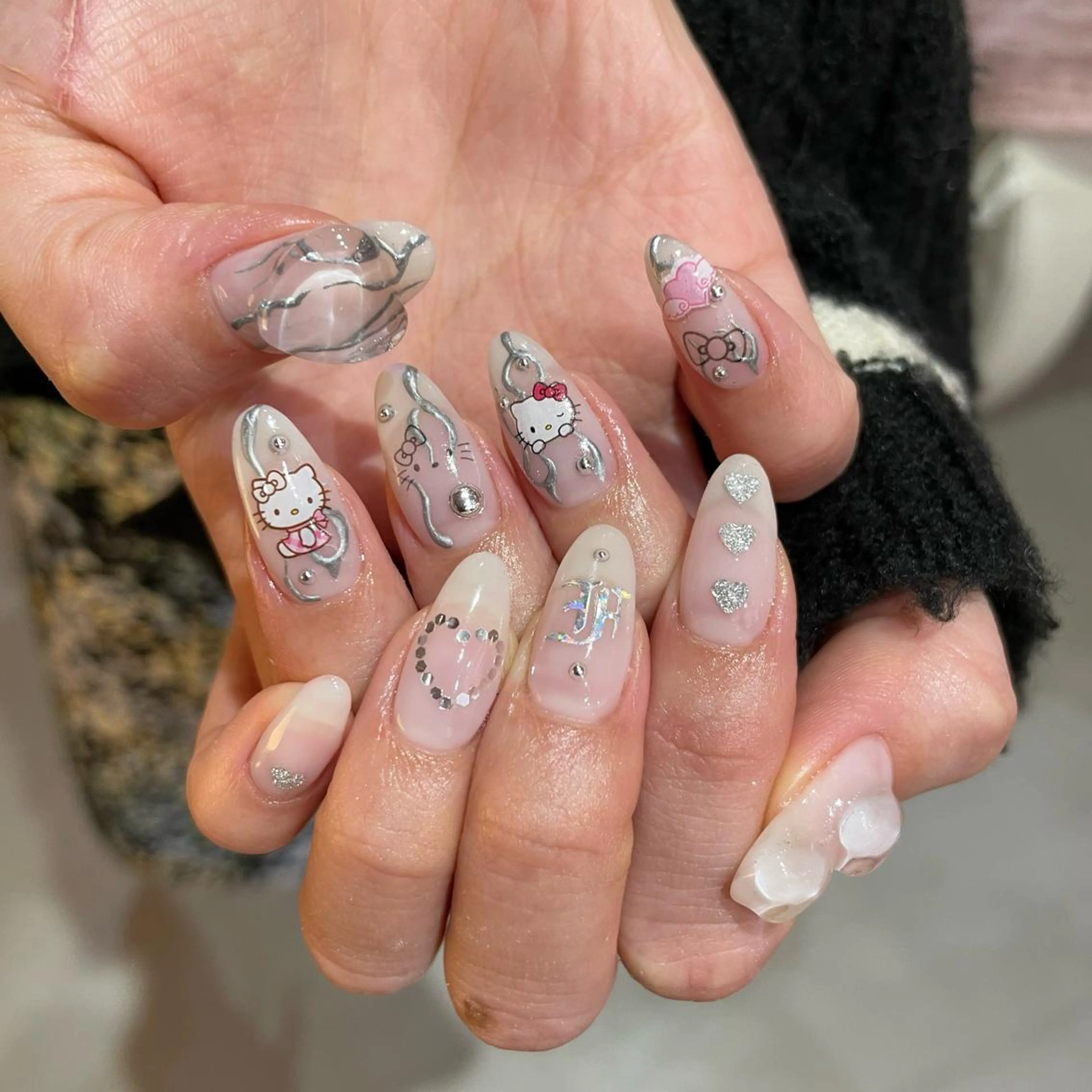 パーマ ハンドネイル フットネイル RUKA 美容院×ネイリストのヘアスタイル