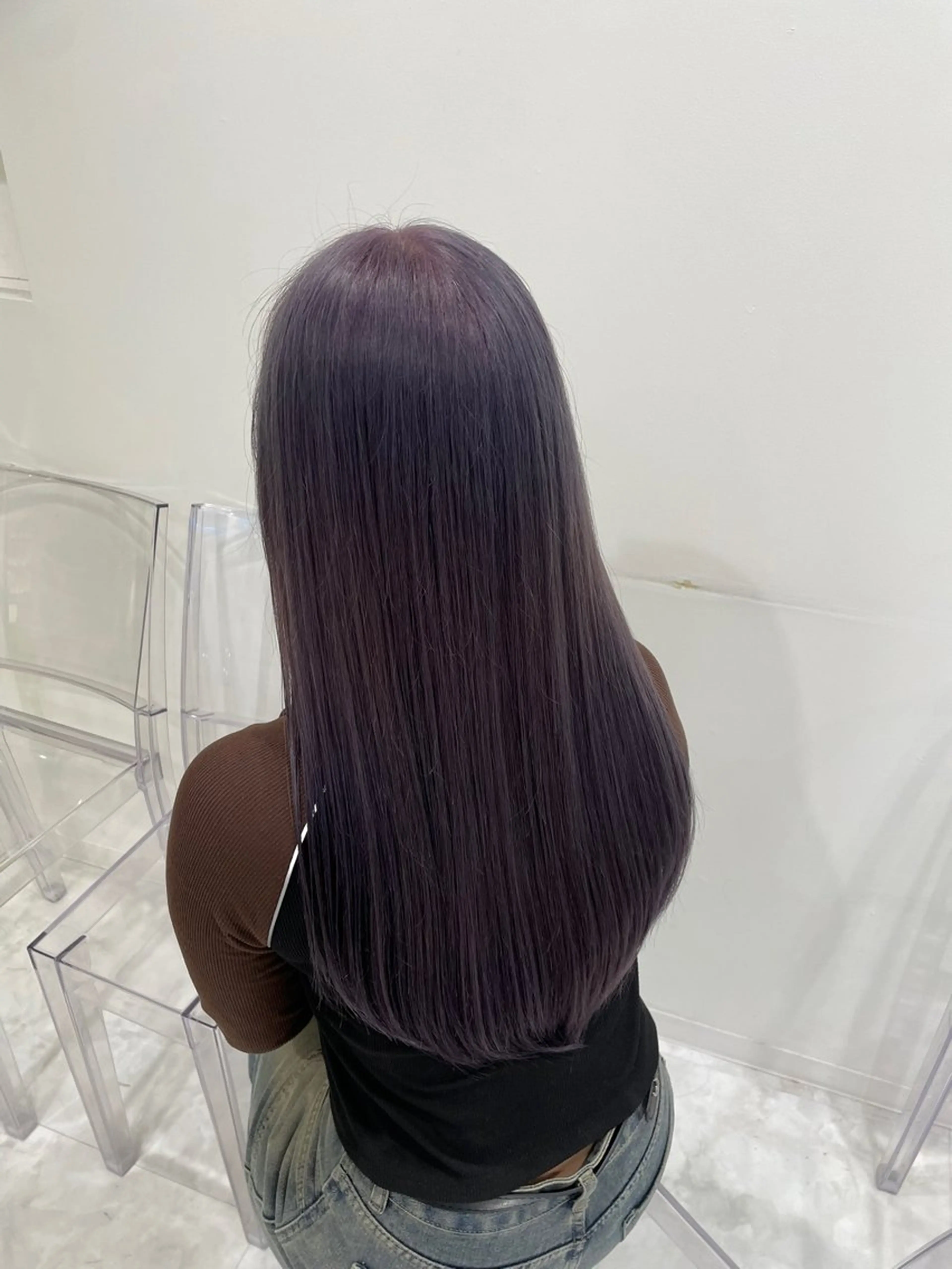 ロング カラー ヘアカラー 中韓レイヤー/ ブラウン🤎はやとのヘアスタイル