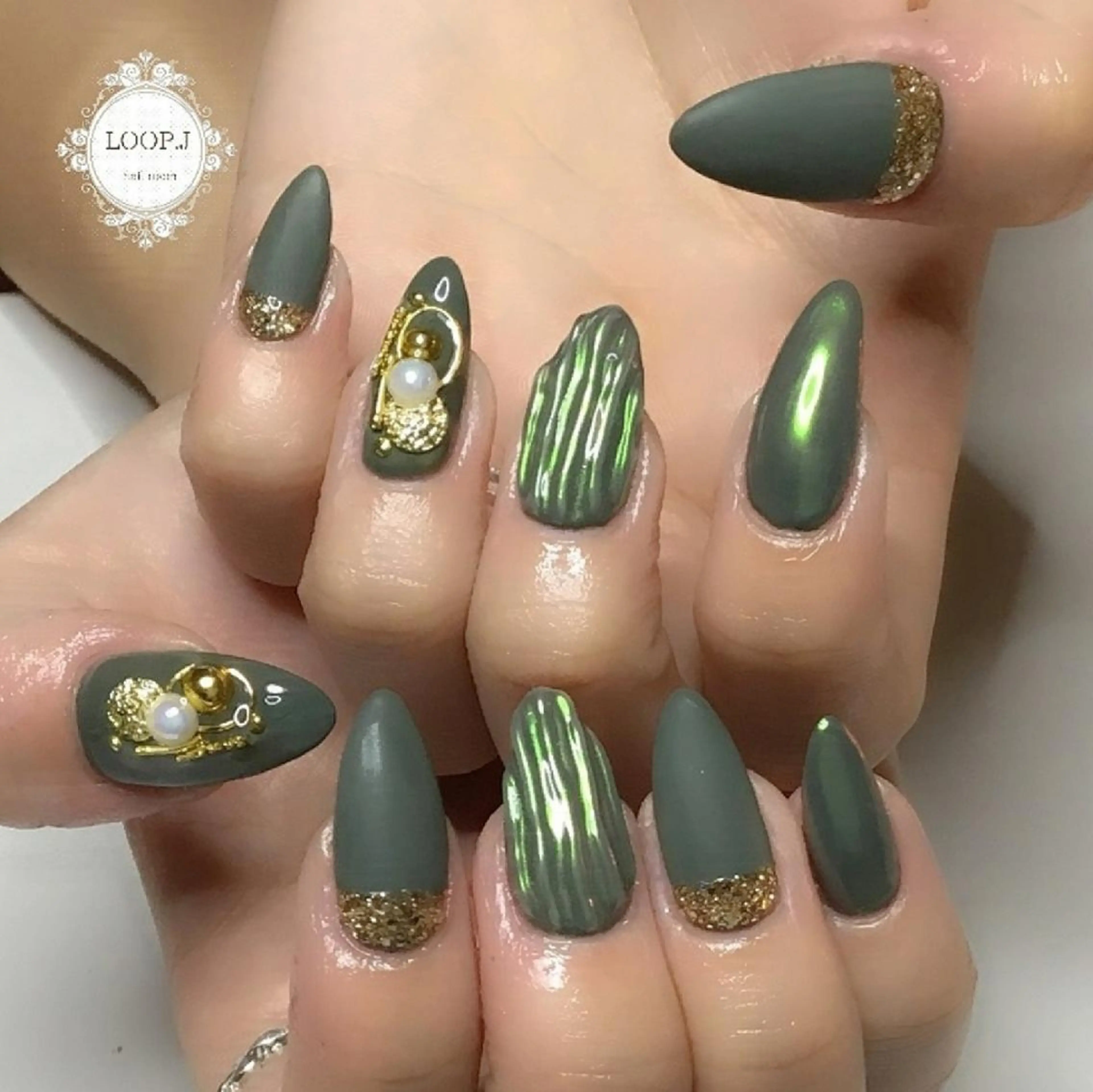 ネイル ハンドネイル おおくぼ めぐみのネイルデザイン