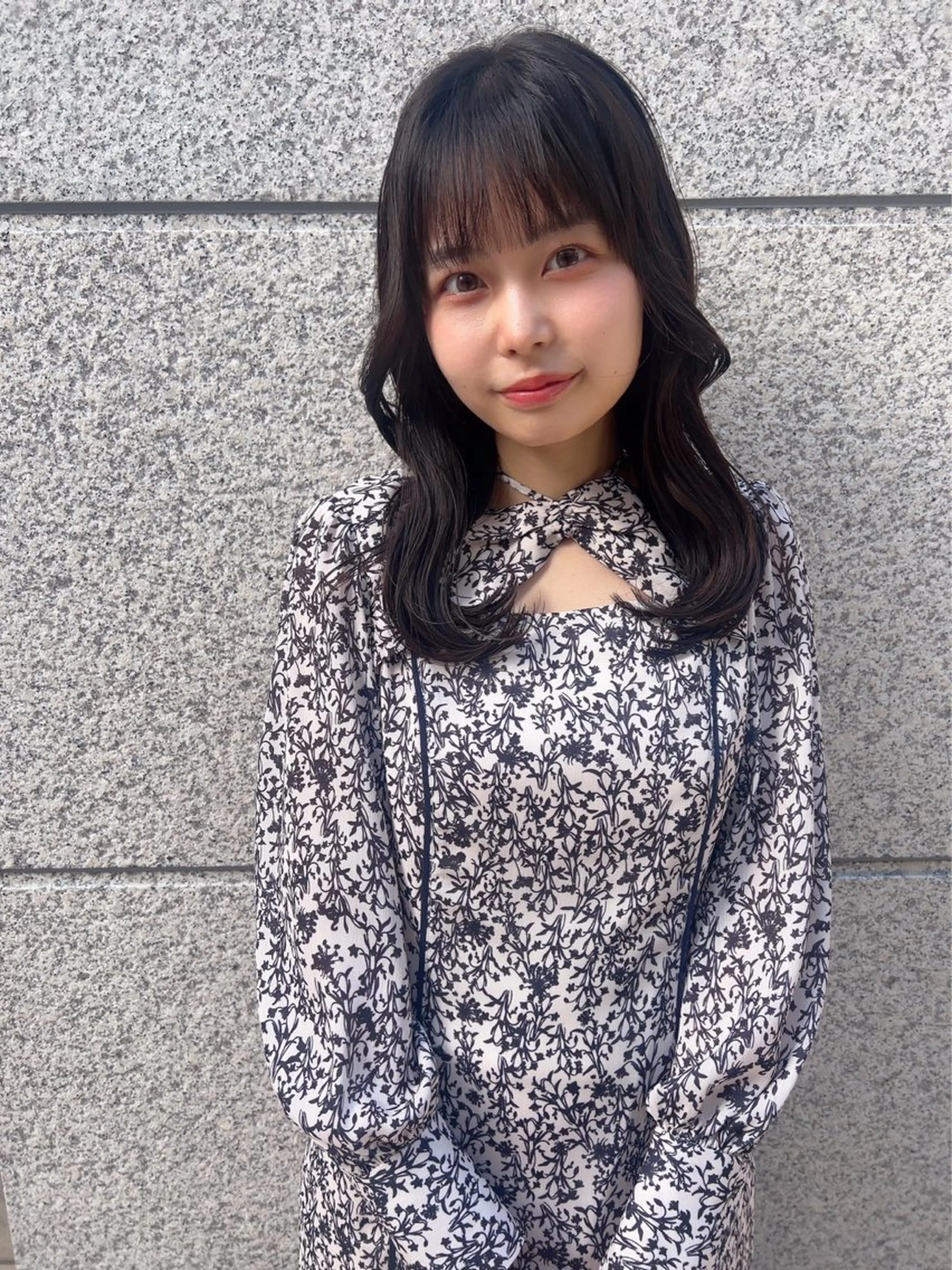 ロング カラー カット ヘアカラー トリートメント 髪質改善will hairdesignのヘアスタイル