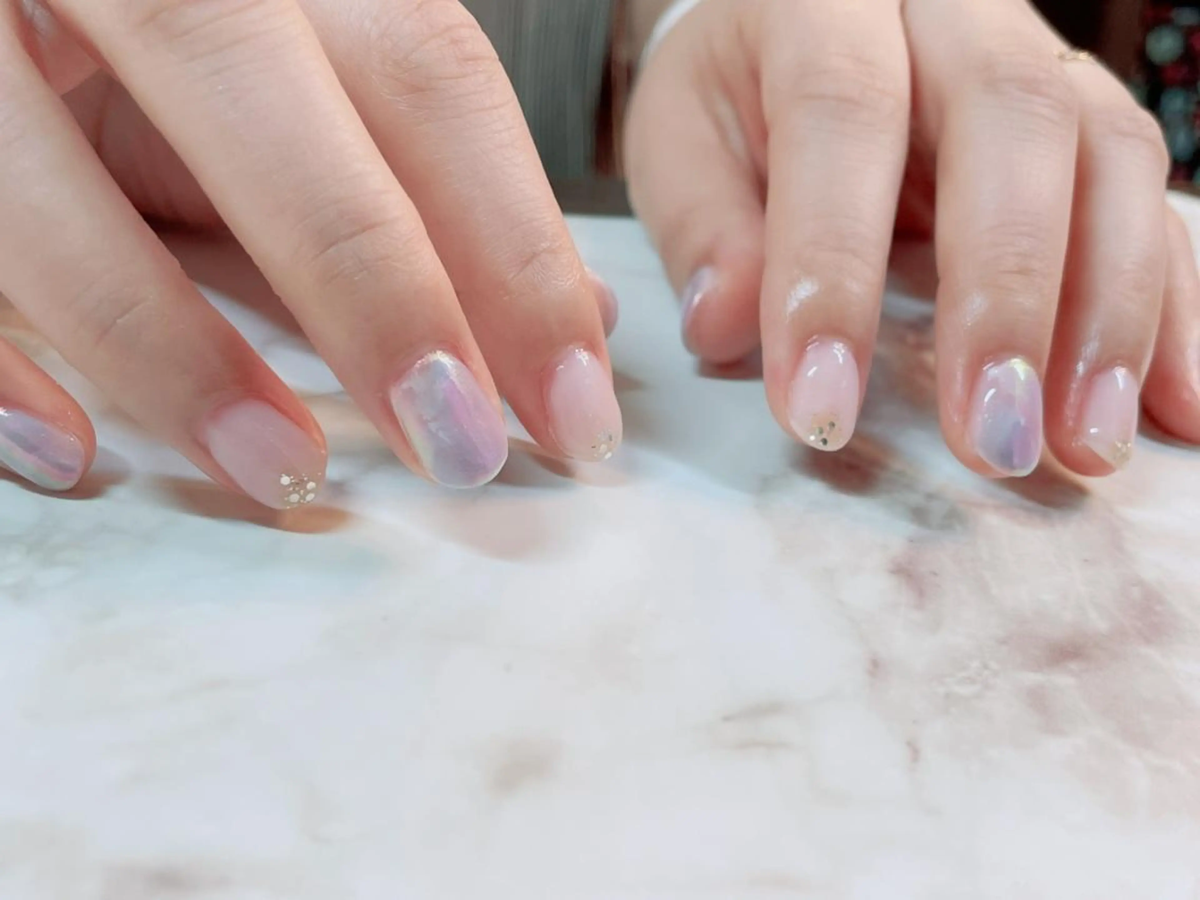 ネイル アートネイル ジェルネイル ニュアンスネイル パラジェル Nailist Honamiのネイルデザイン