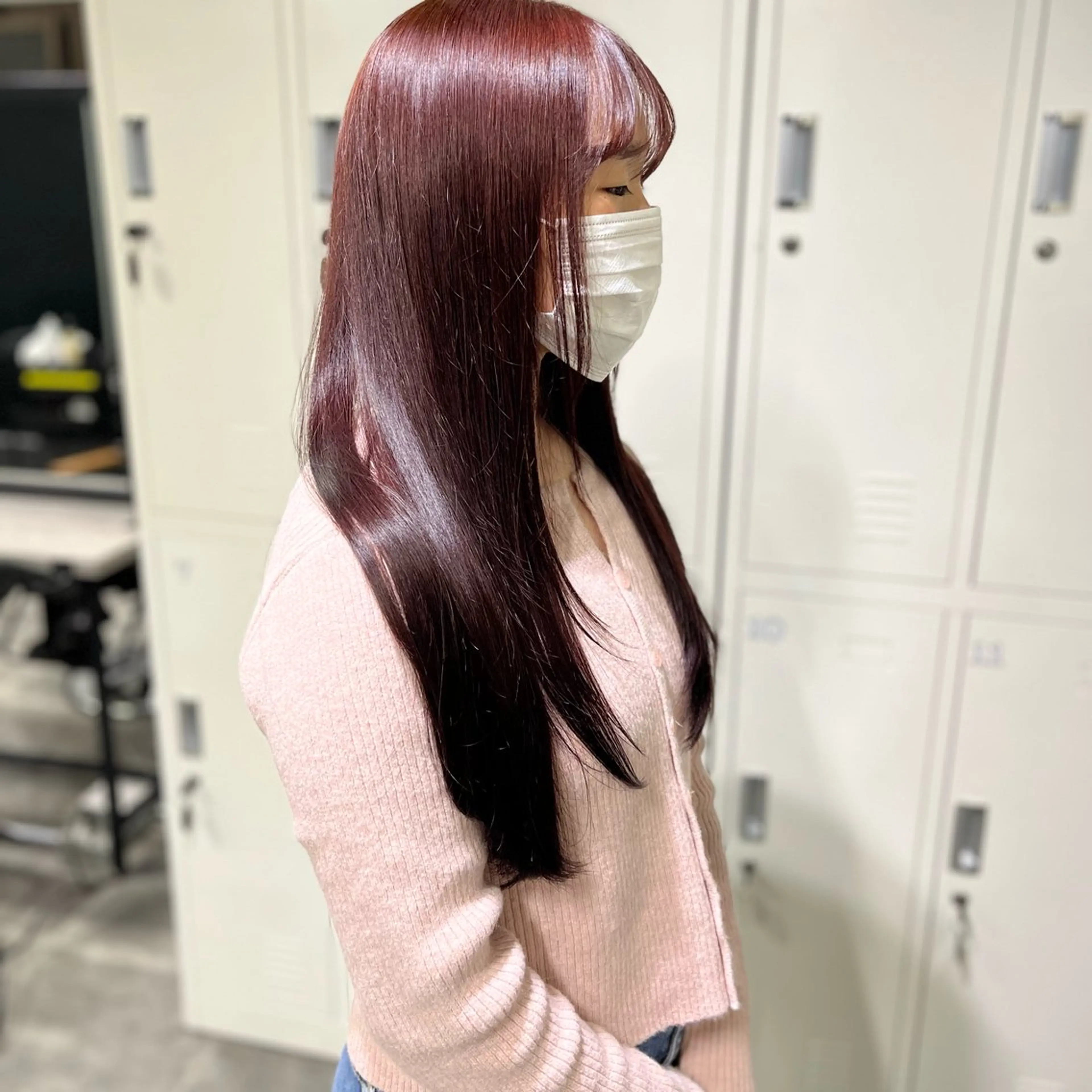 ロング 無料カットモデル ユナのヘアスタイル