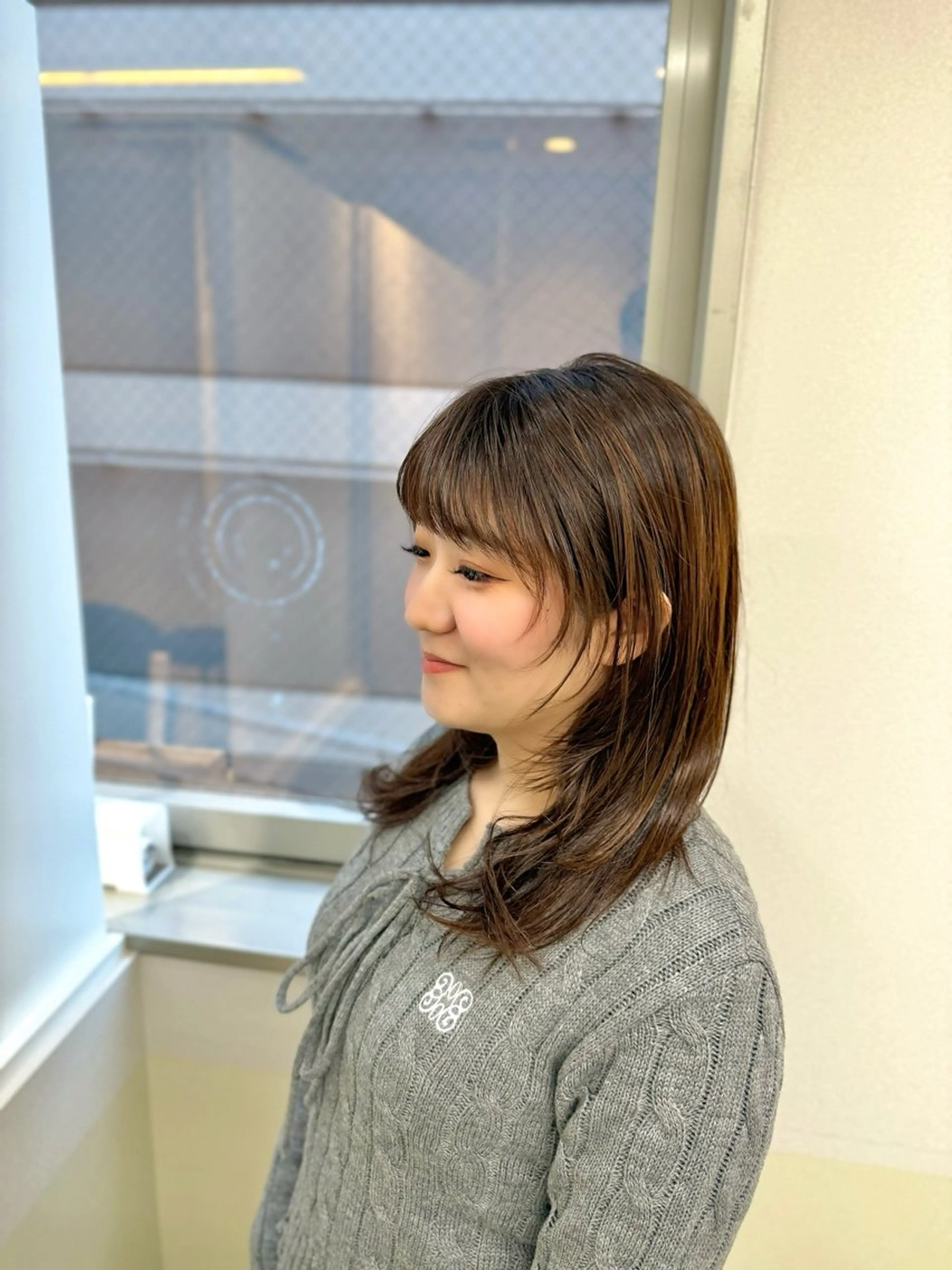 セミロング 竜太/髪質改善カラ ー/似合わせカットのヘアスタイル