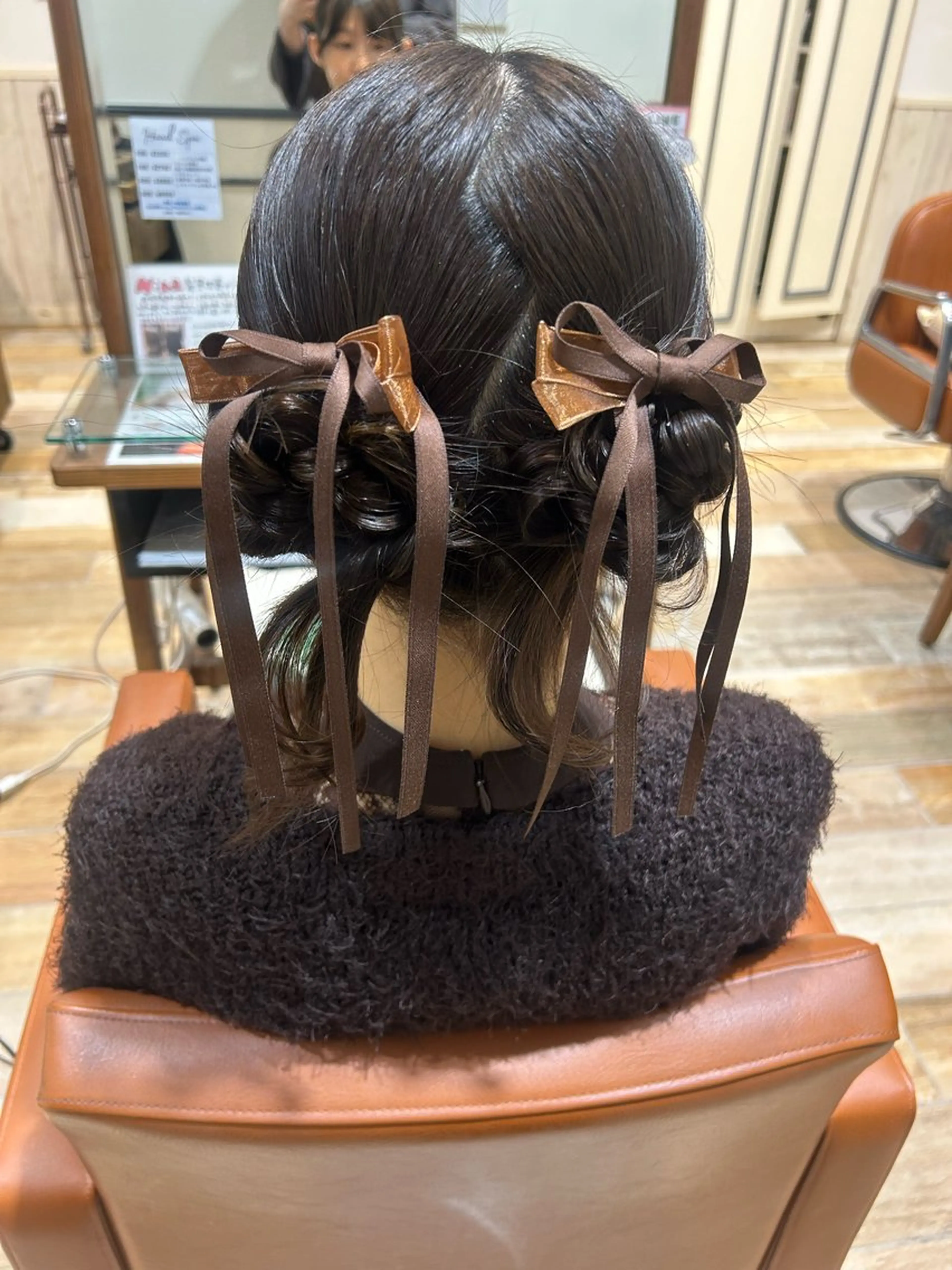 ミディアム ヘアアレンジ ヘアセット 須藤 向日葵のヘアスタイル