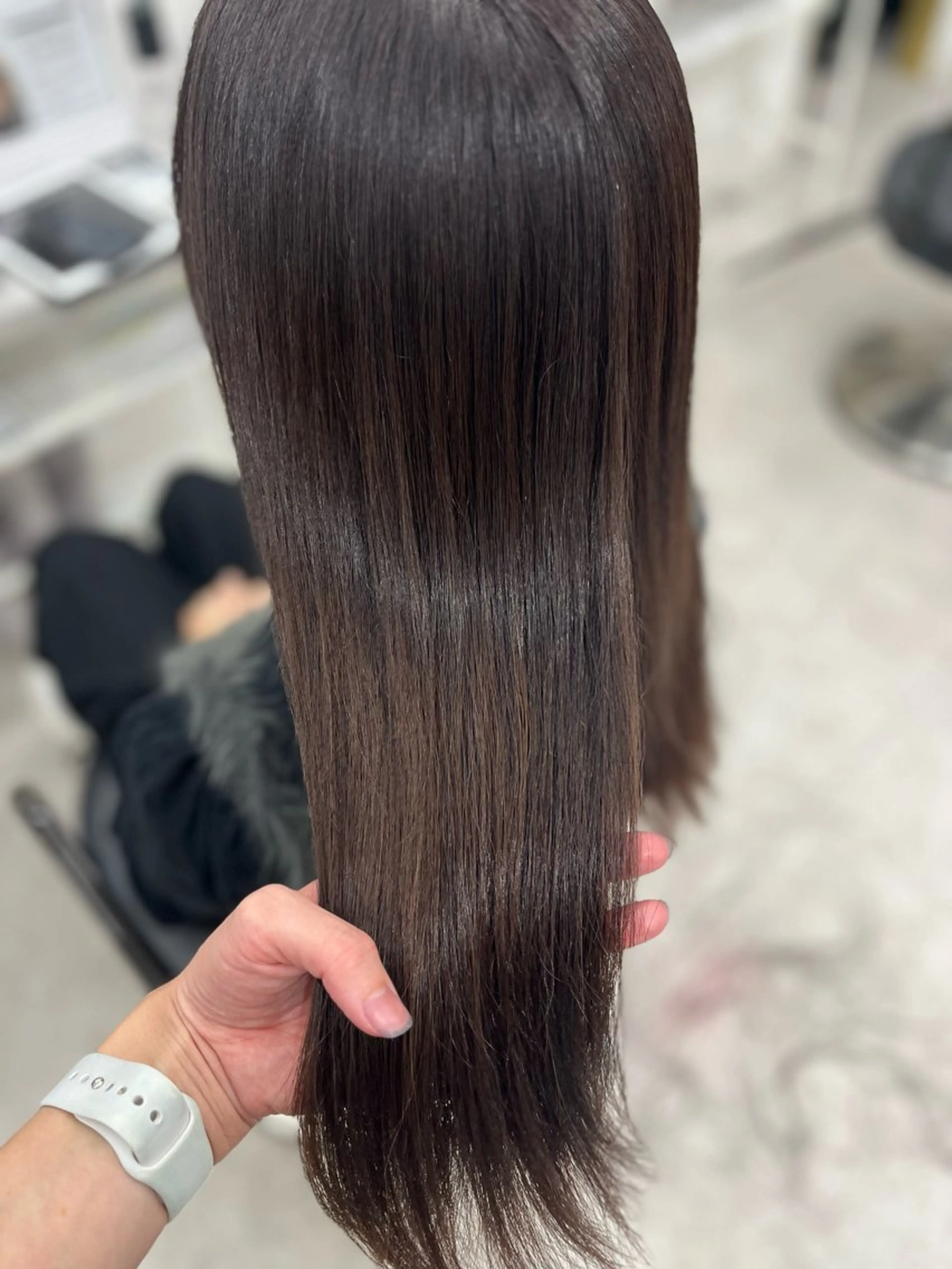 セミロング カラー ブラウンカラー ラベンダーカラー ラベンダーブラウン カット ヘアカラー トリートメント 🫧ぷる艶カラー🫧 Yuubi🦩のヘアスタイル