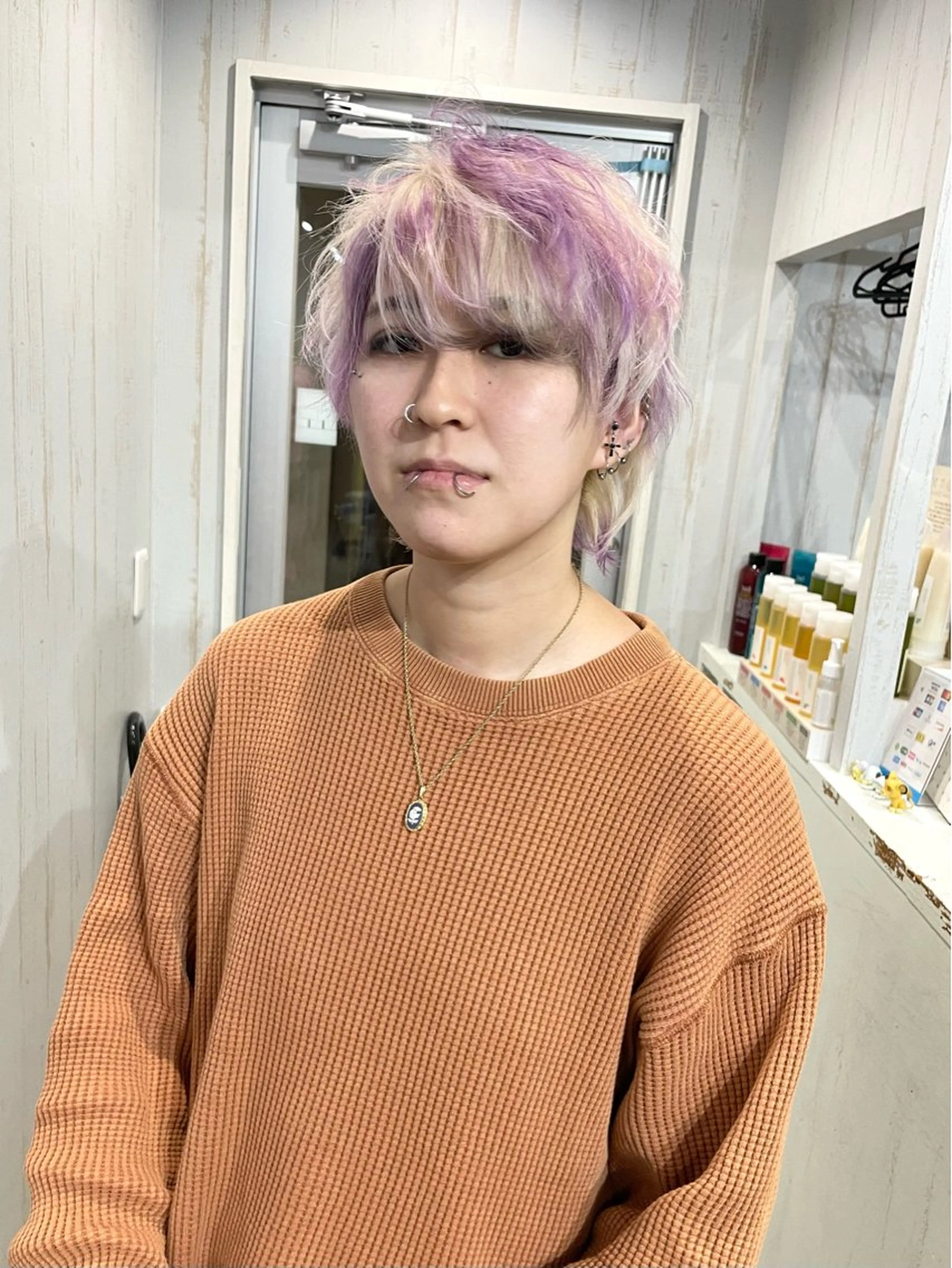 ショート カラー 深夜帯！説明文必読 Oahu iwataのヘアスタイル