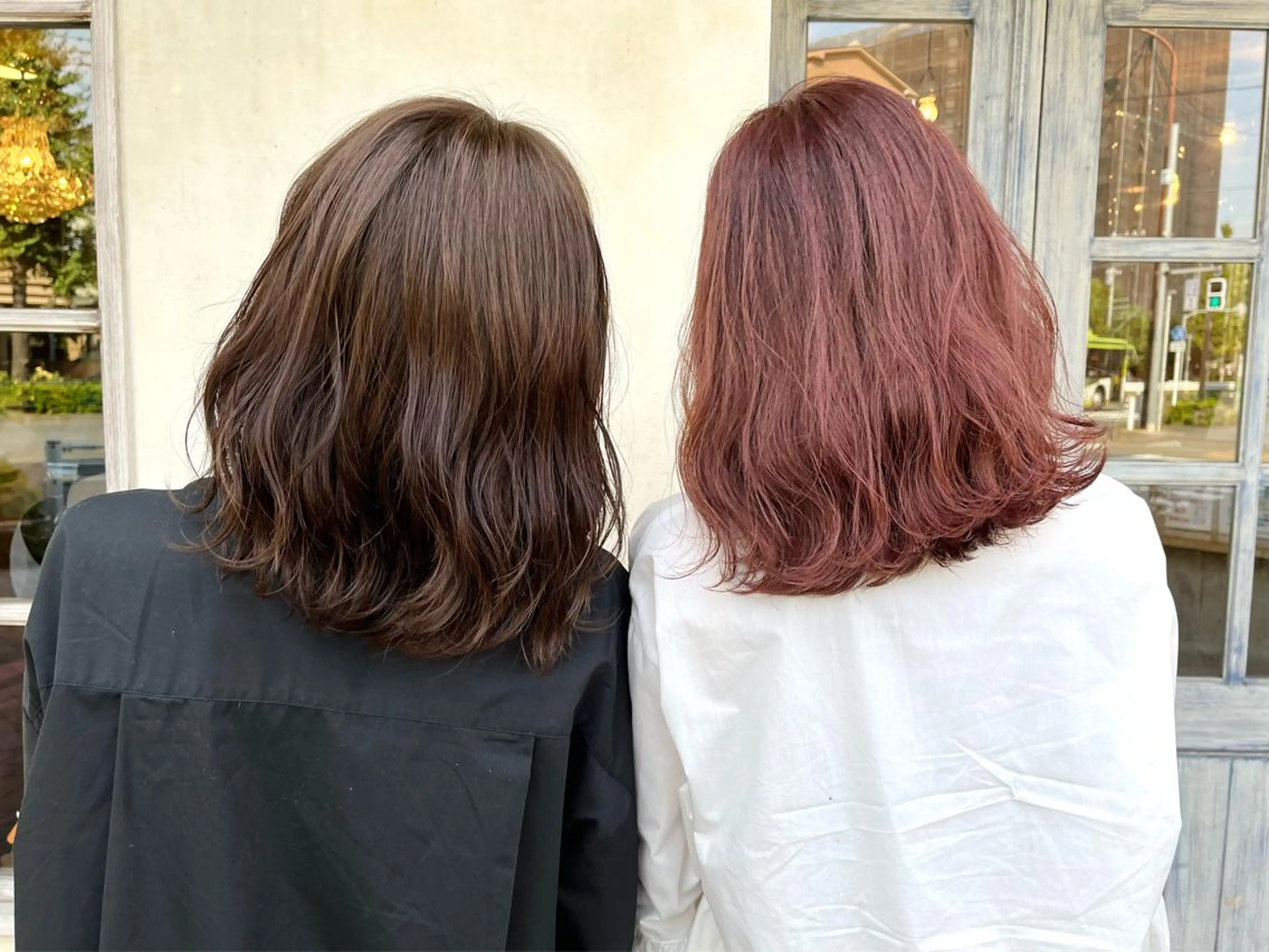 ミディアム アッシュ 森 早希絵のヘアスタイル