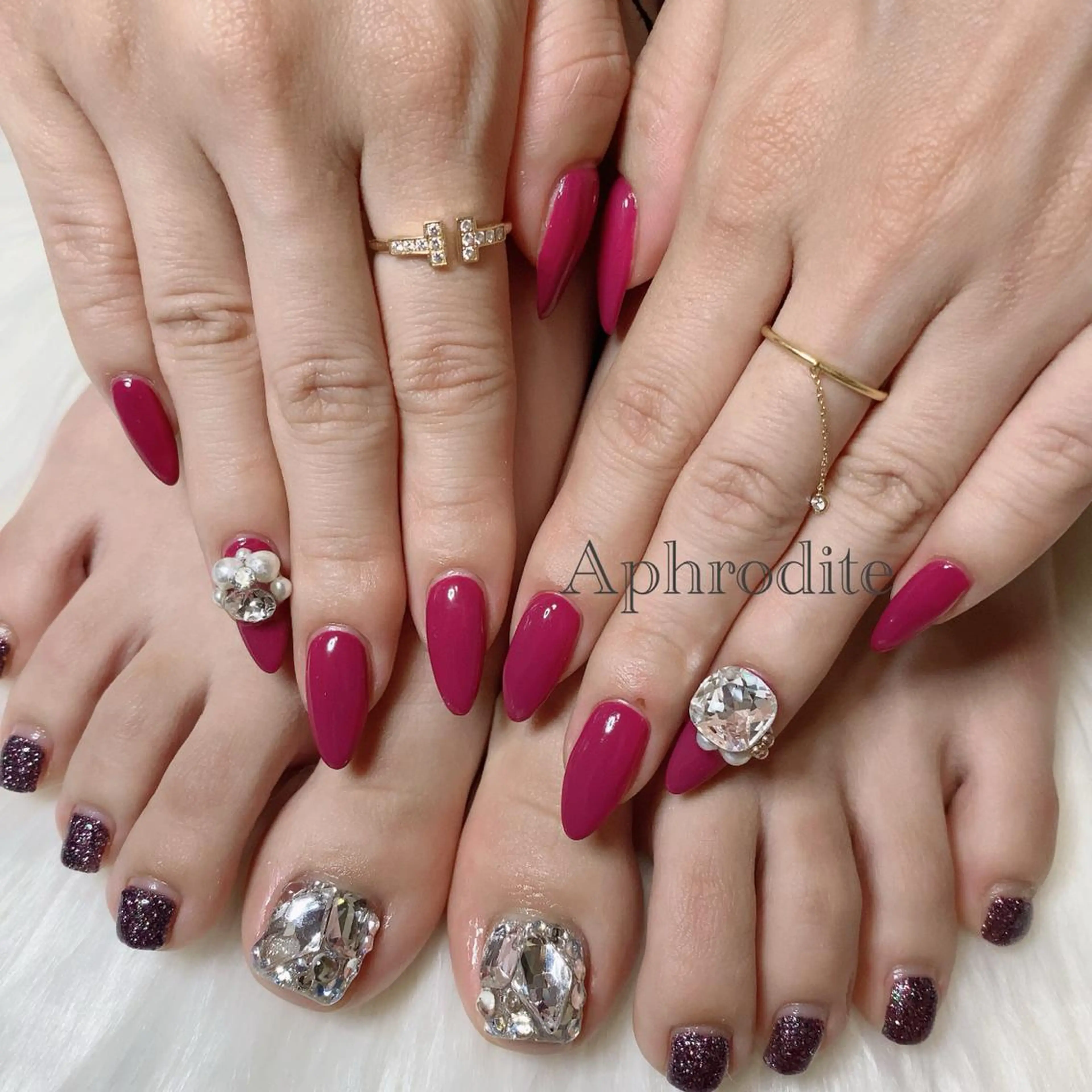 ネイル Aphrodite パラジェル認定サロンのネイルデザイン
