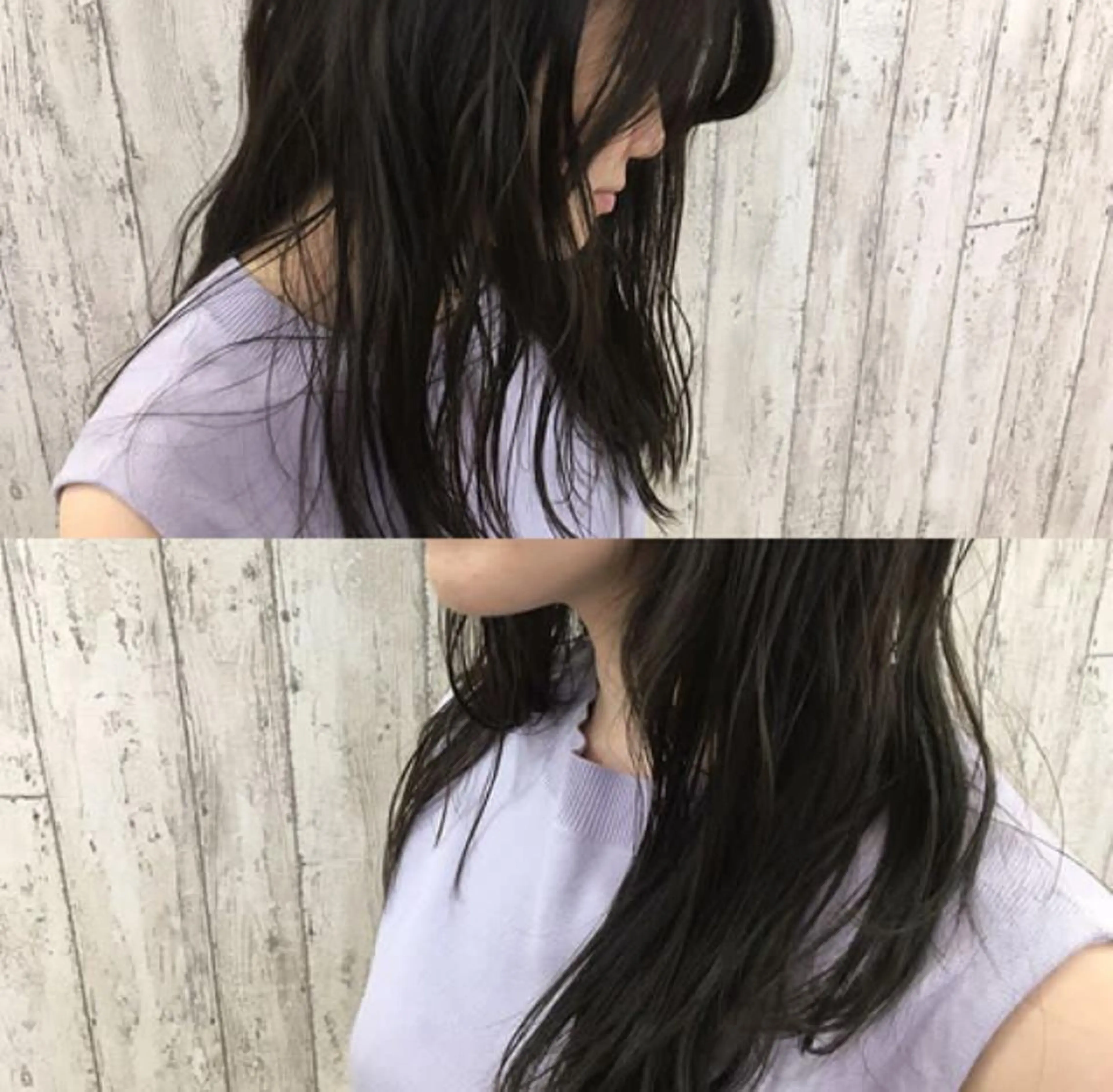 セミロング カラー 🌿nudeカラー/ レイヤー/藤原🌿のヘアスタイル