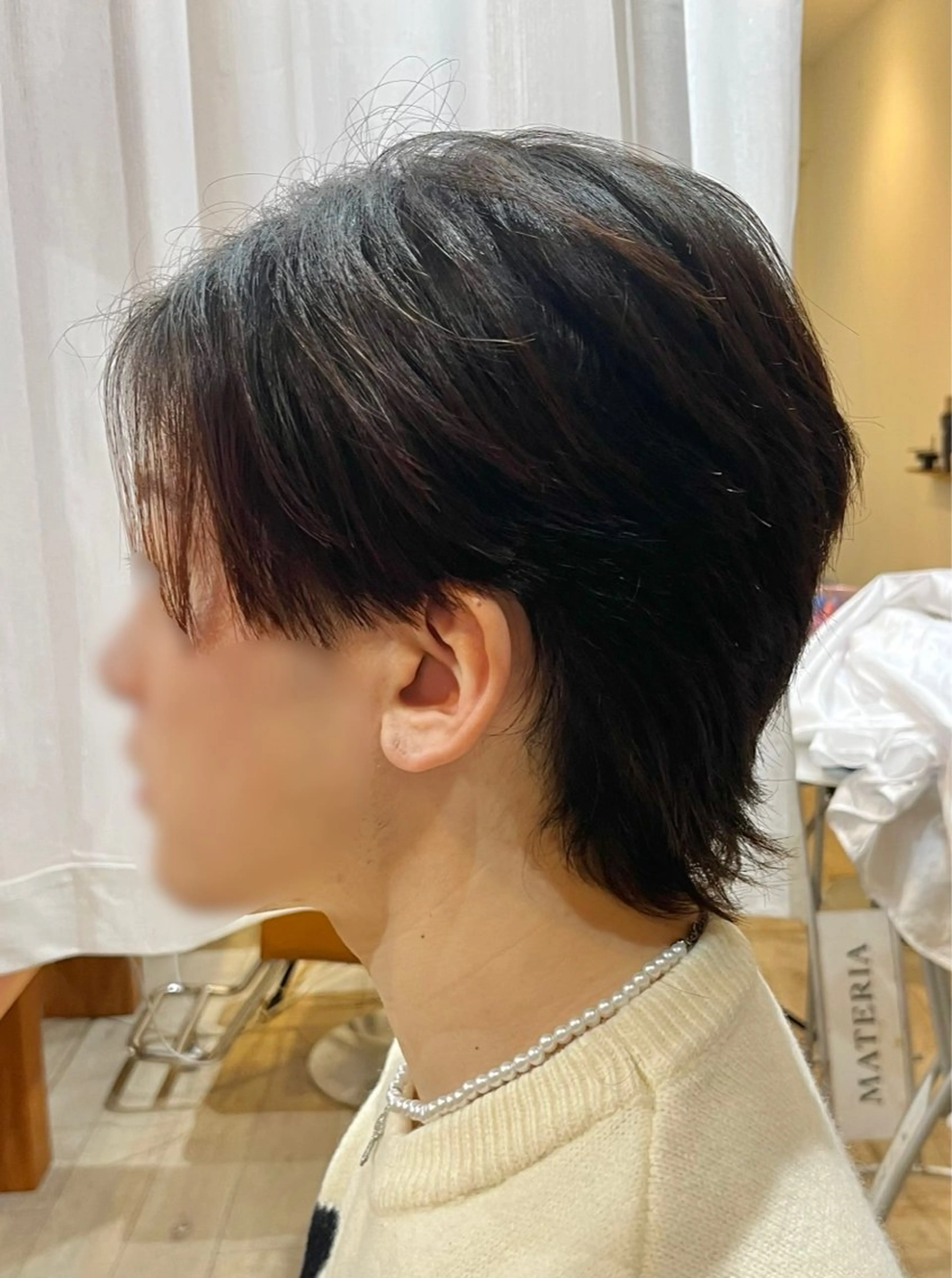 メンズ センターパート 中島 正敏のヘアスタイル