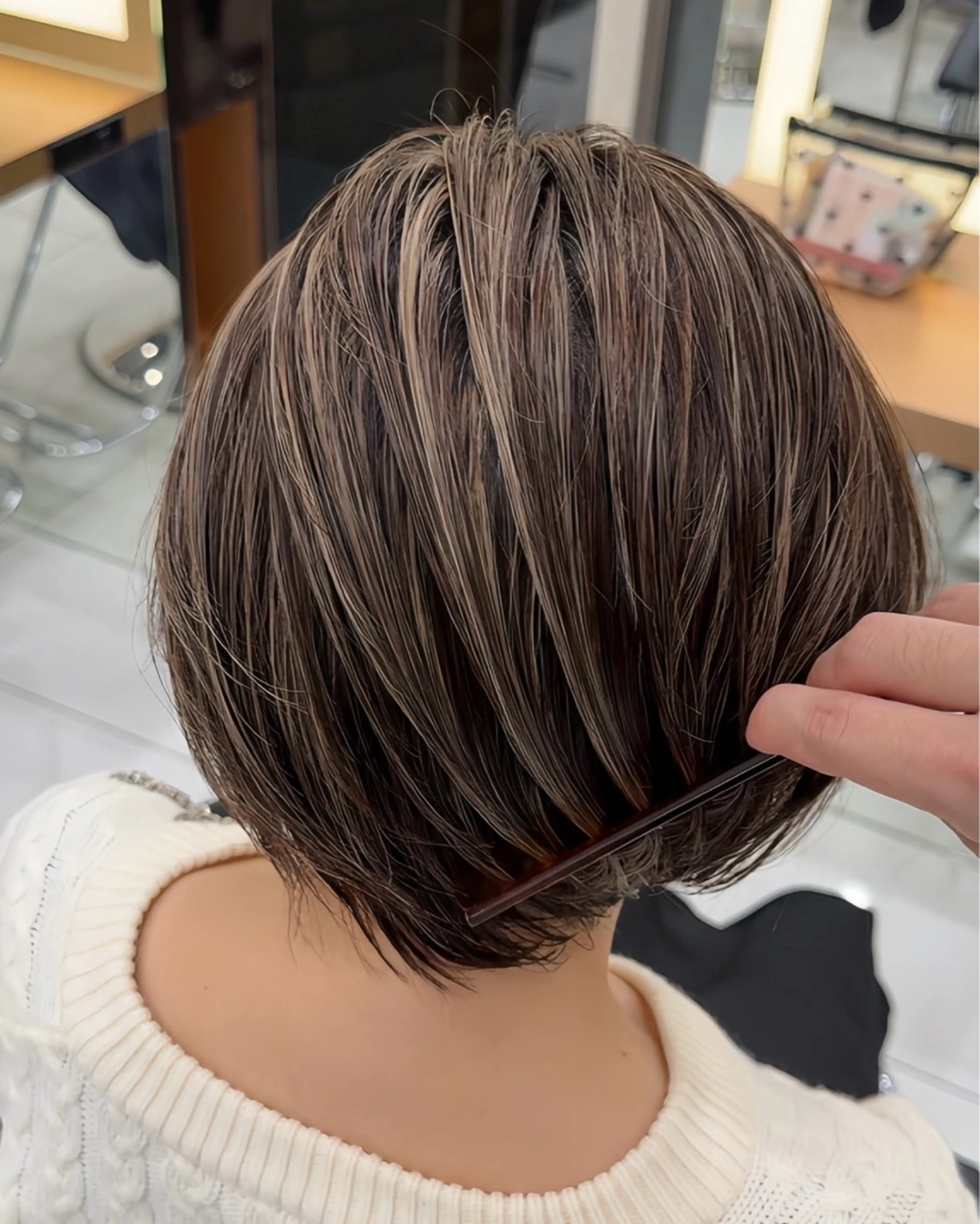 ショート カラー ハイライトカラー ハイライト Miyu’s渋谷所属・ショート/ハイライト 無料‼️愛斗のヘアスタイル