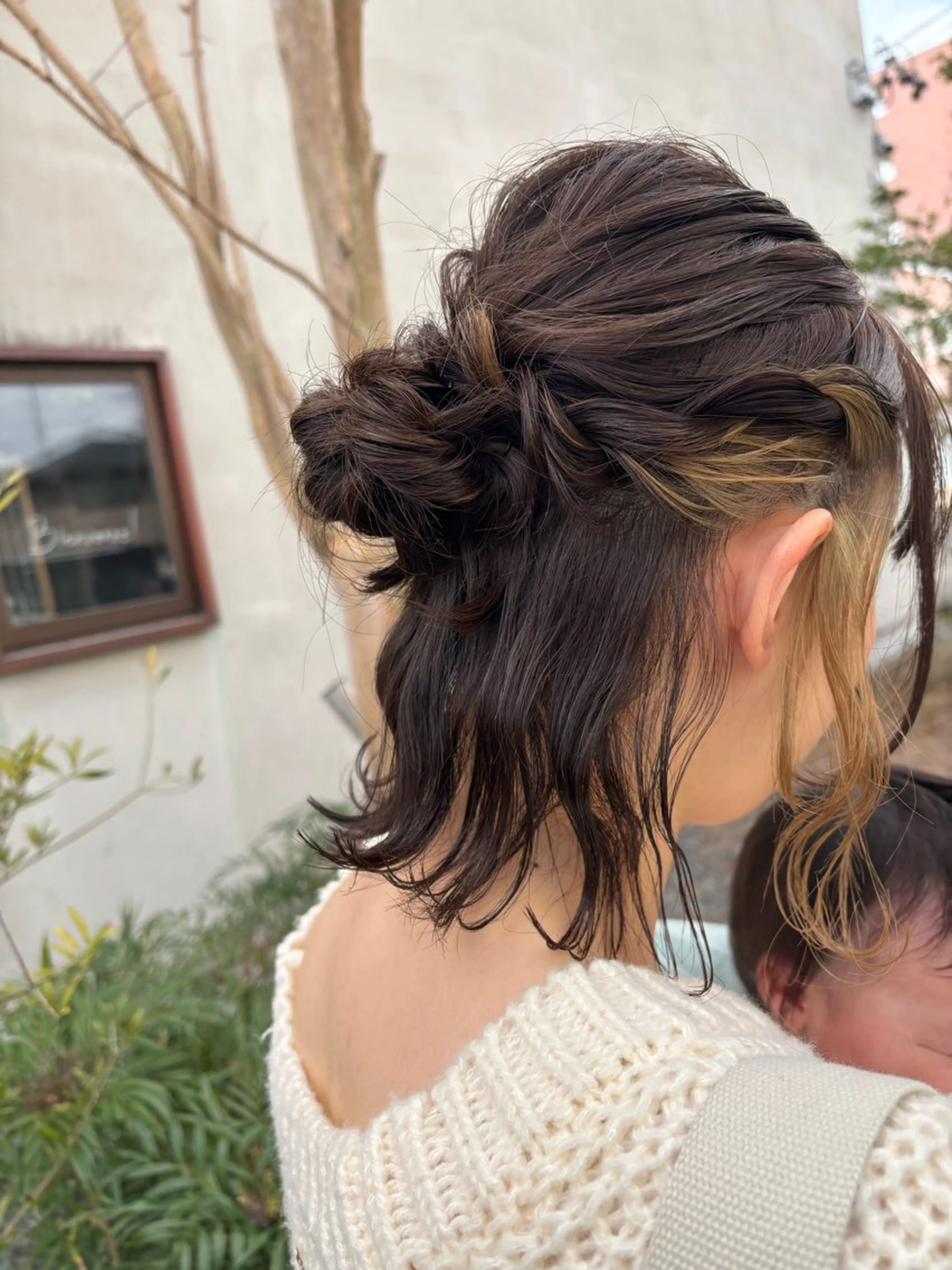 ヘアアレンジ カット monami 鈴木 茉由奈のヘアスタイル