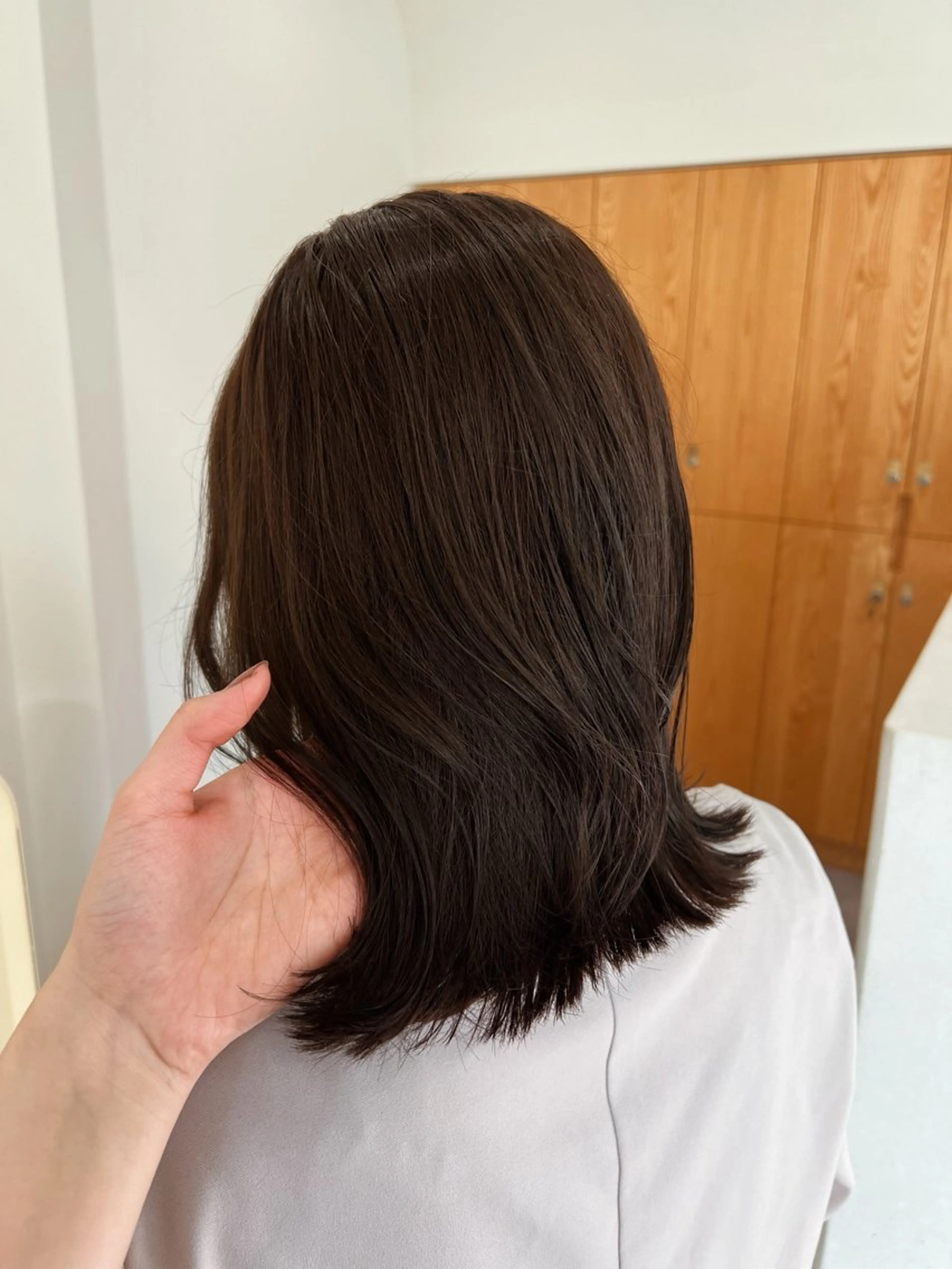 ミディアム 似合わせ/顔周り / レイヤーのヘアスタイル