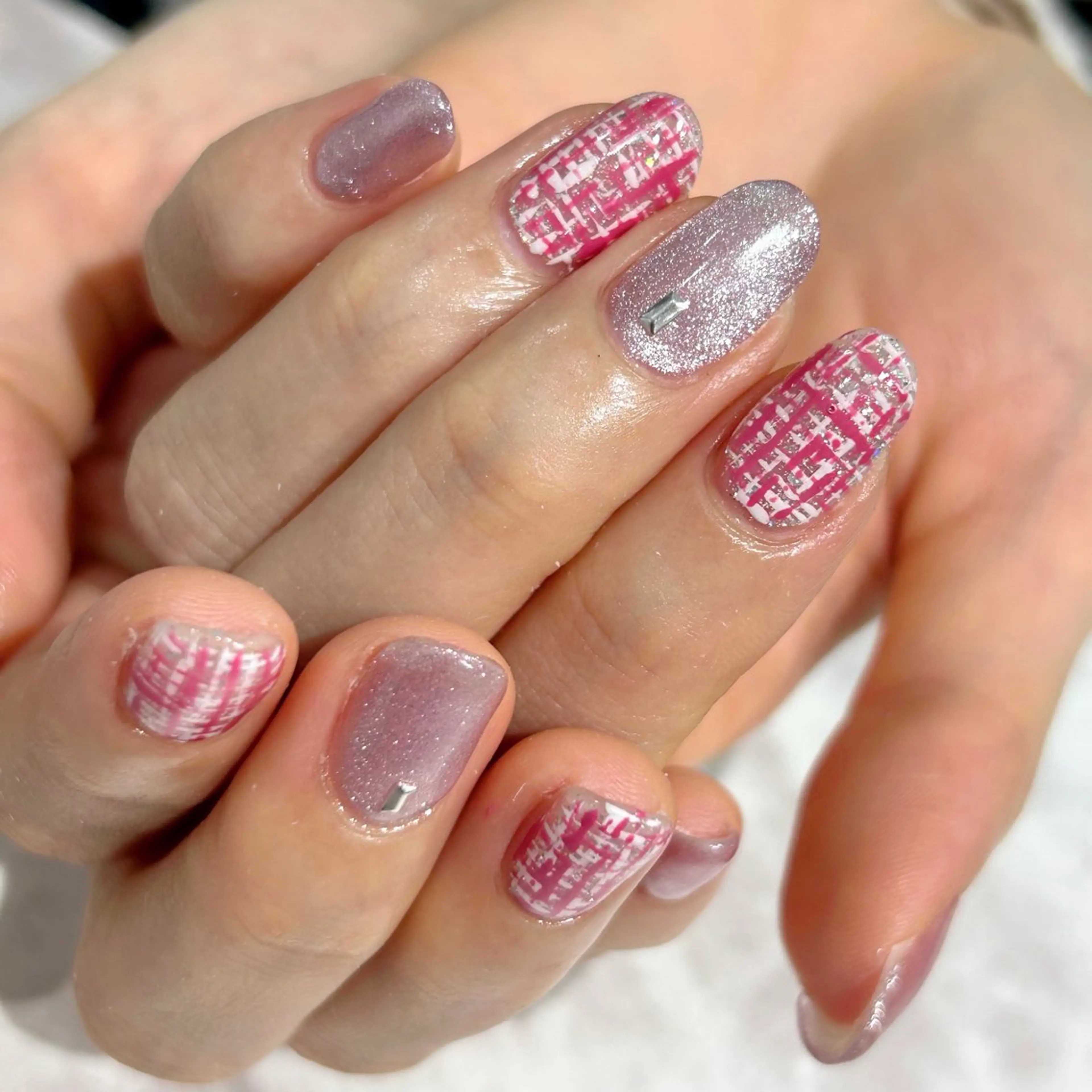 ネイル はあとねいる筑紫口店 Hitomiのネイルデザイン