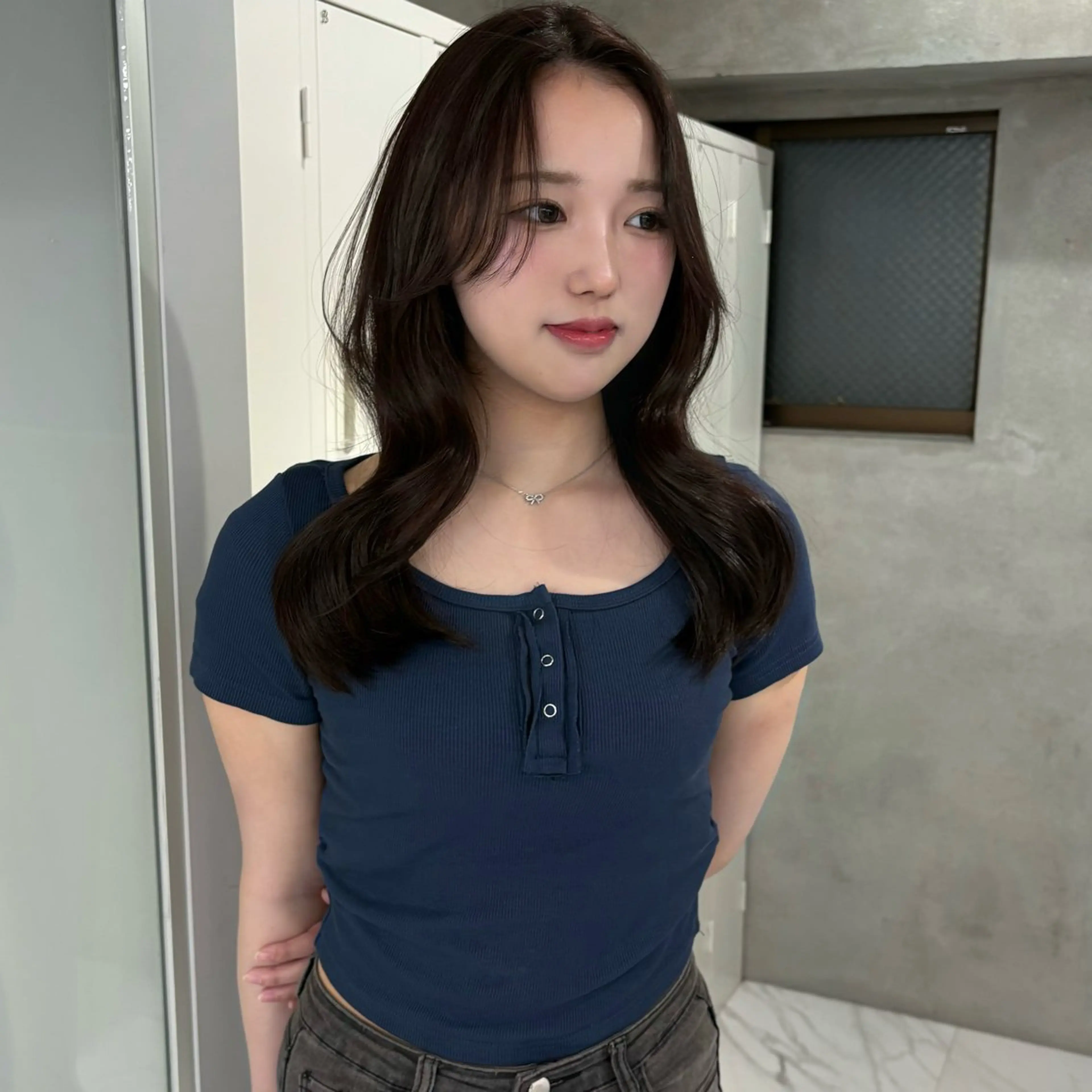 ワンカラー➕前髪顔周りカット➕2steptreatment໒꒱の写真