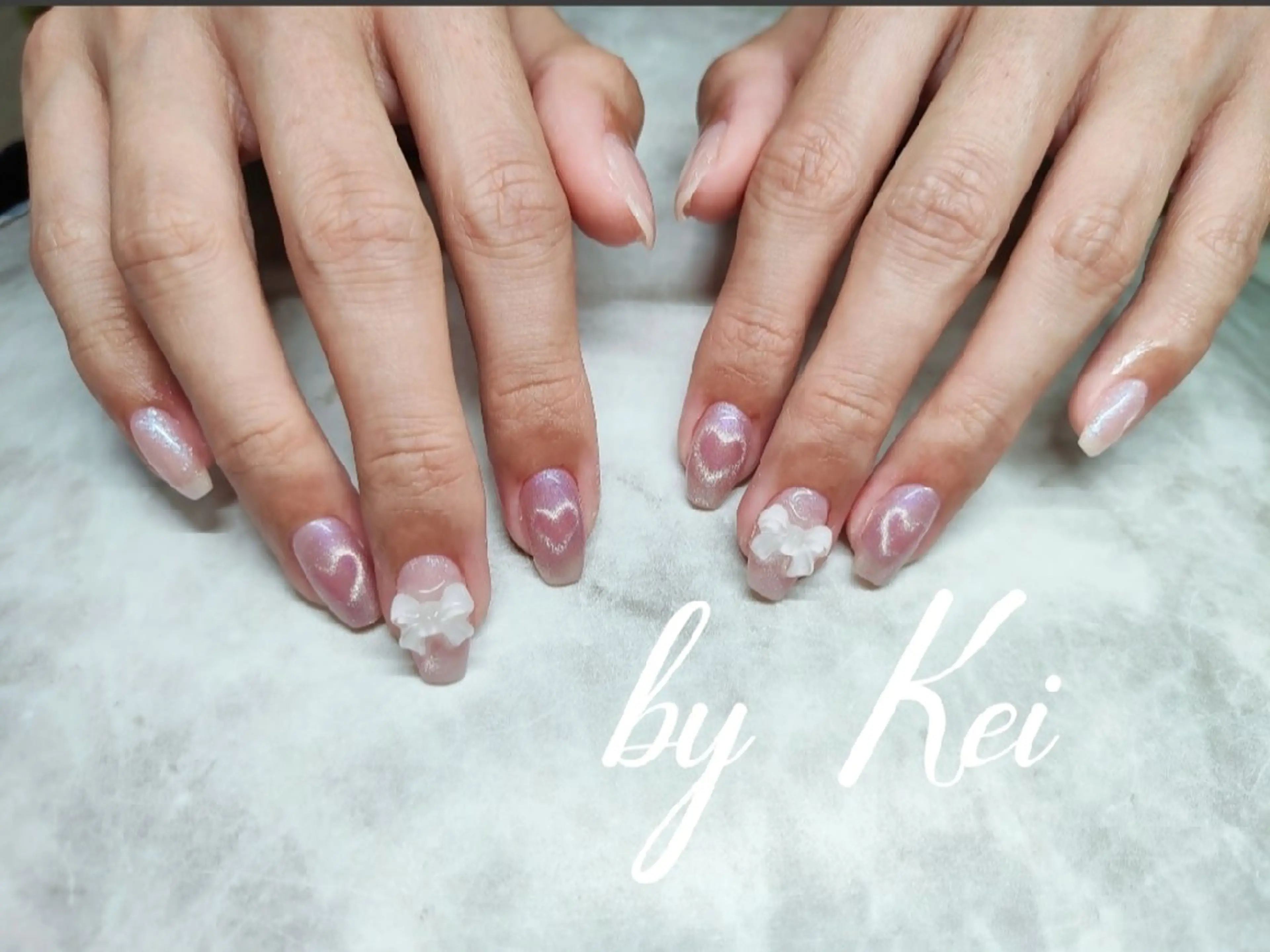 ネイル ハート 🎀 Kei 🎀のネイルデザイン