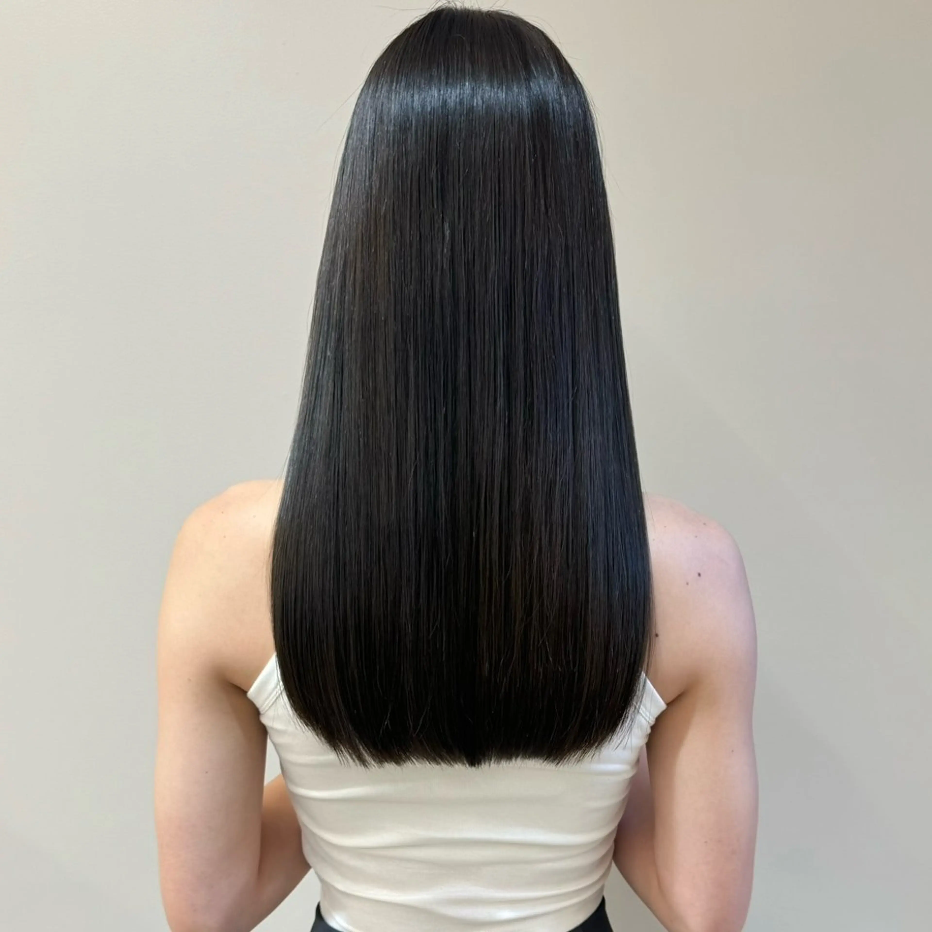 ロング カット 縮毛矯正 トリートメント Lond Loire 門前仲町駅 徒歩3分のヘアスタイル