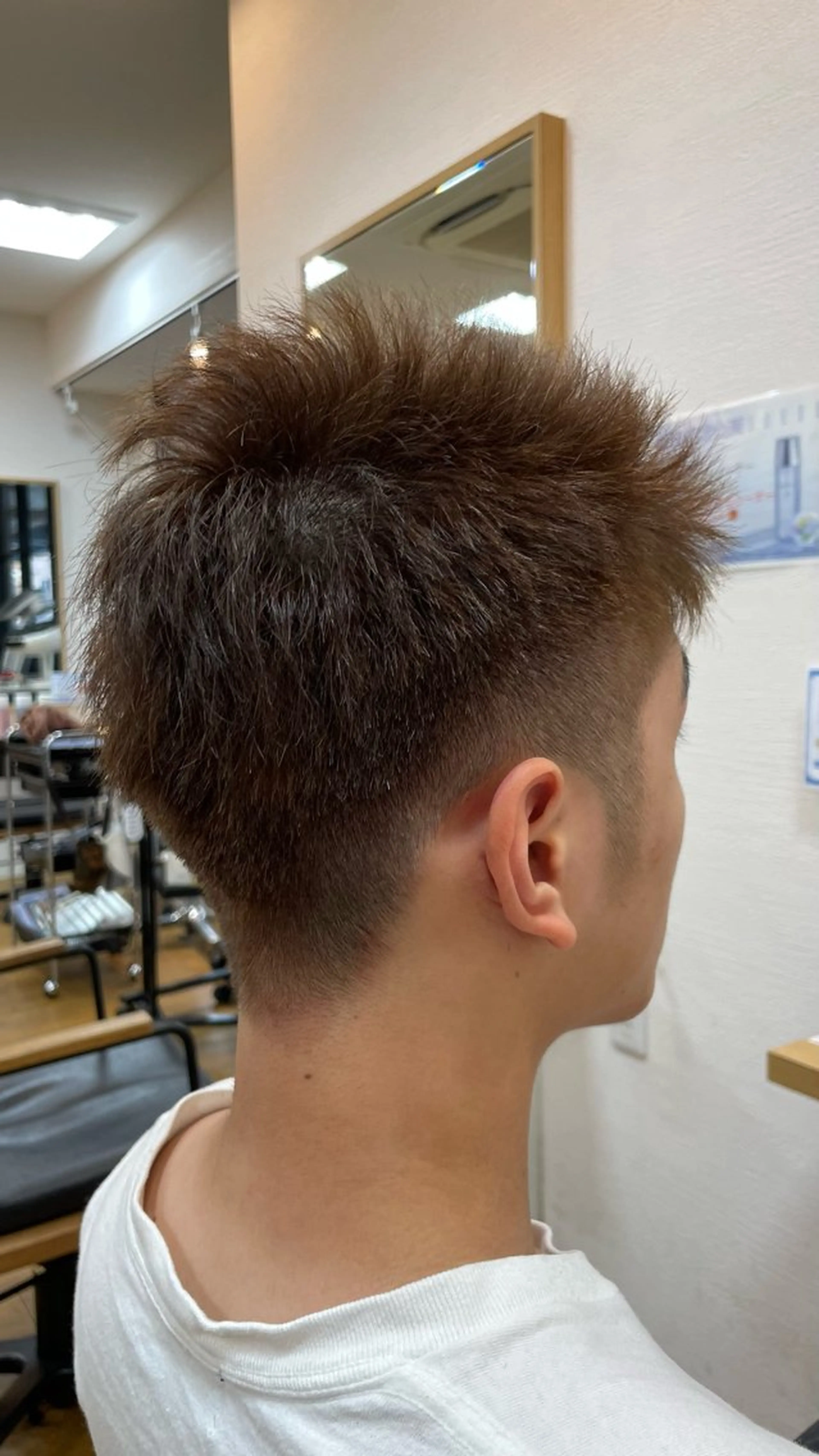 カラー メンズ フェードカット カット ヘアカラー 村田 淳のヘアスタイル