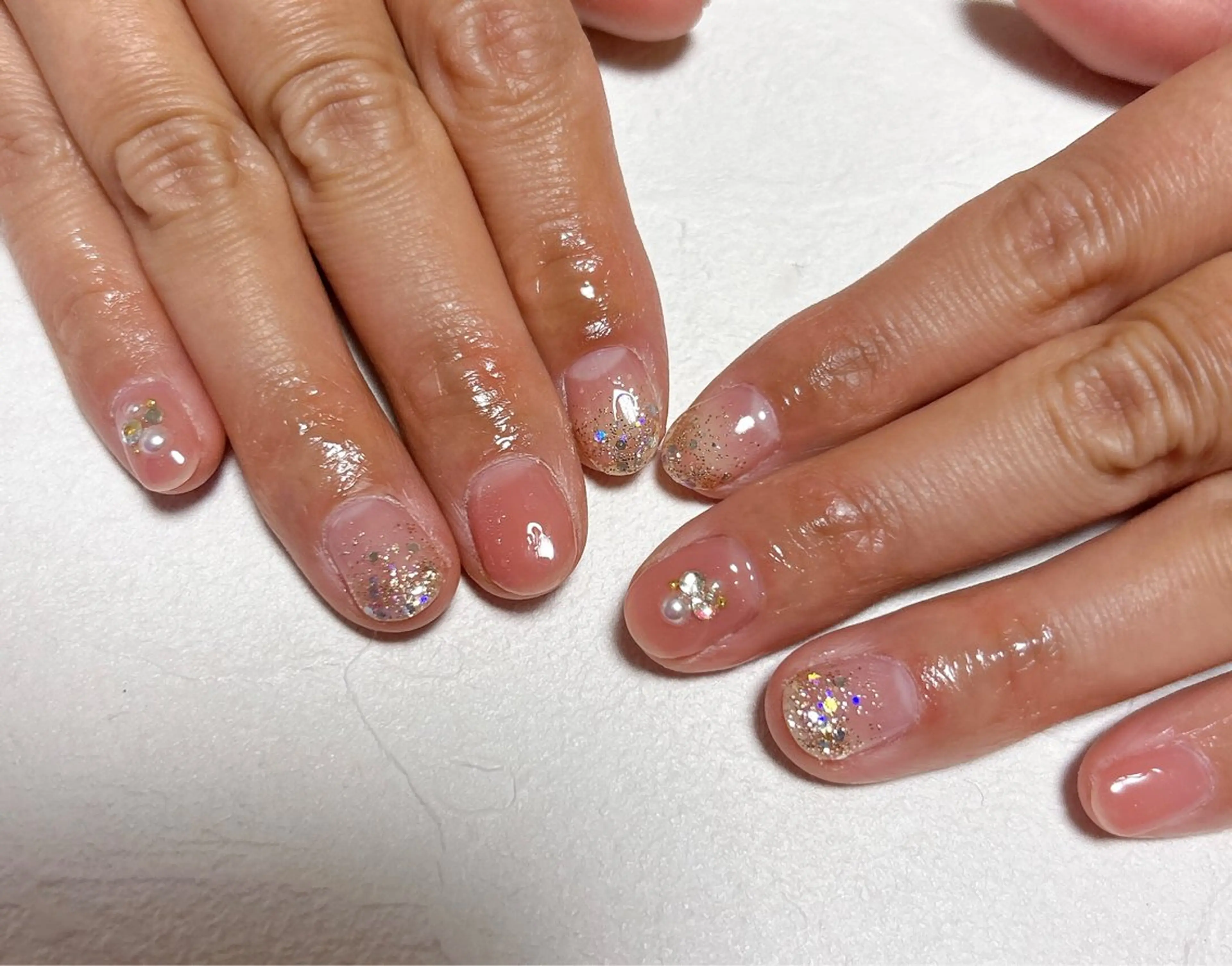 ネイル ジェルネイル メンズネイル パラジェル シンプルネイル ワンホンネイル ハンドネイル kiki nail 二子玉川のネイルデザイン