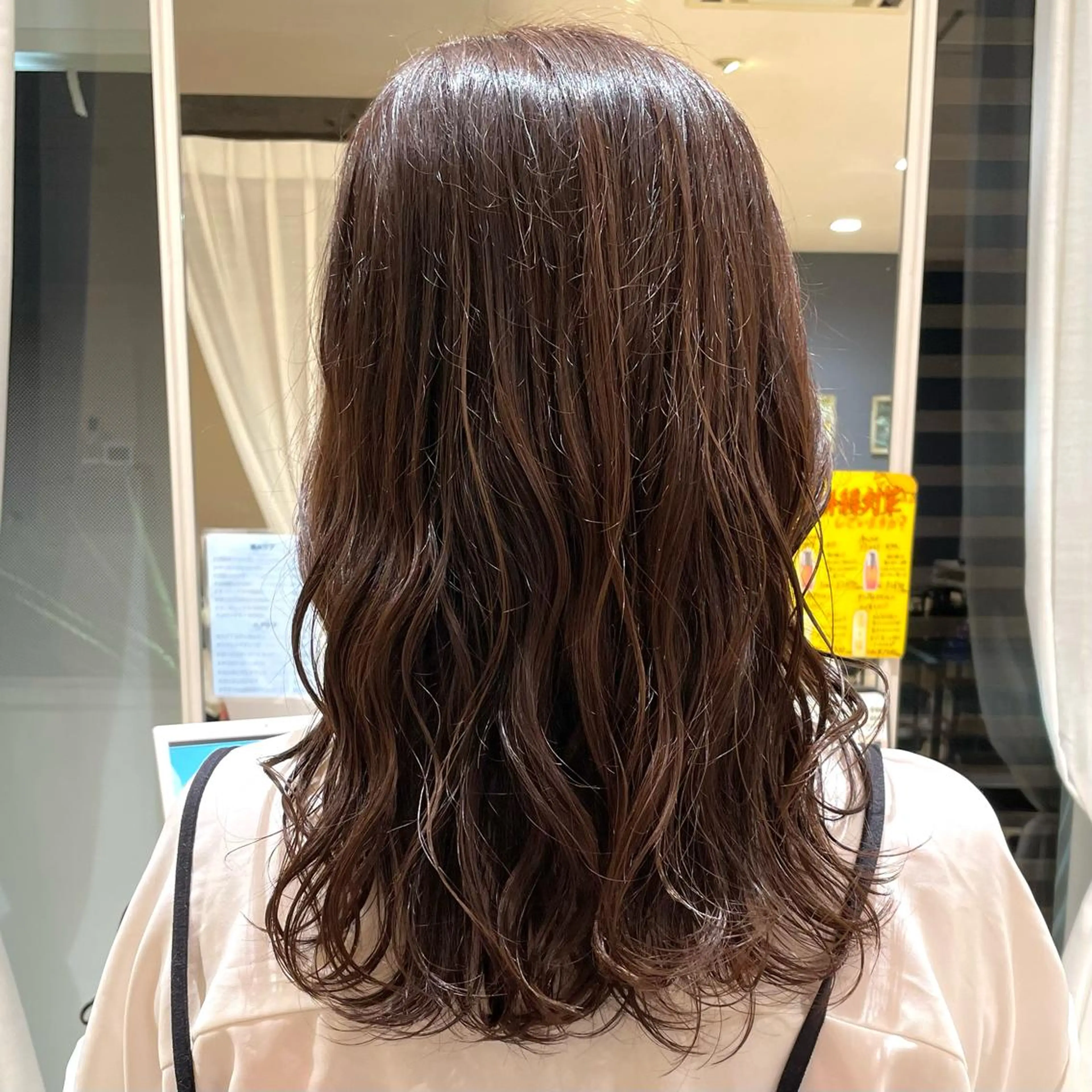 カラー 透明感カラー グレージュ 神﨑優希 /髪質改善/艶カラーのヘアスタイル