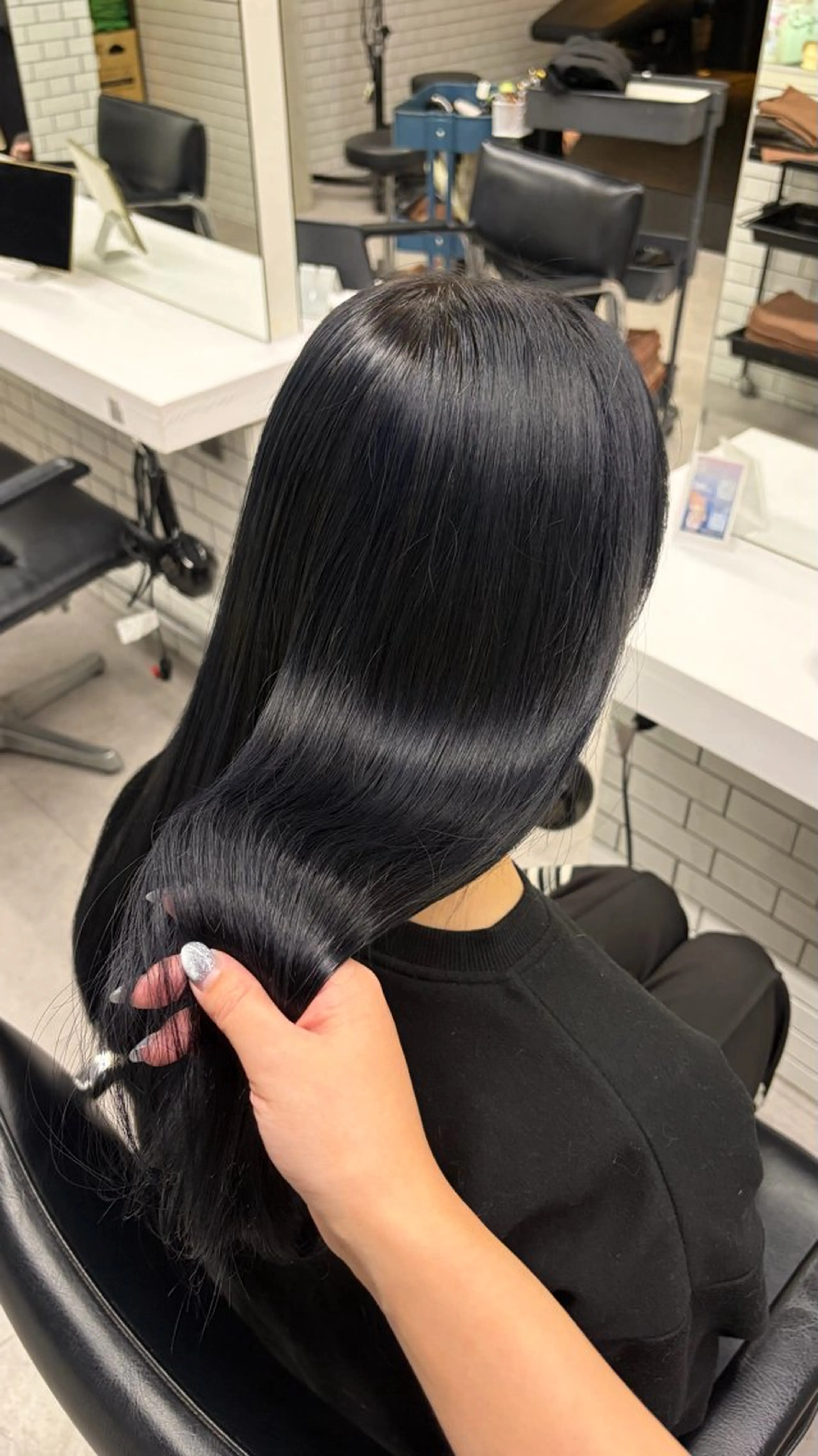 ロング ヘアカラー トリートメント 井田 直美のヘアスタイル