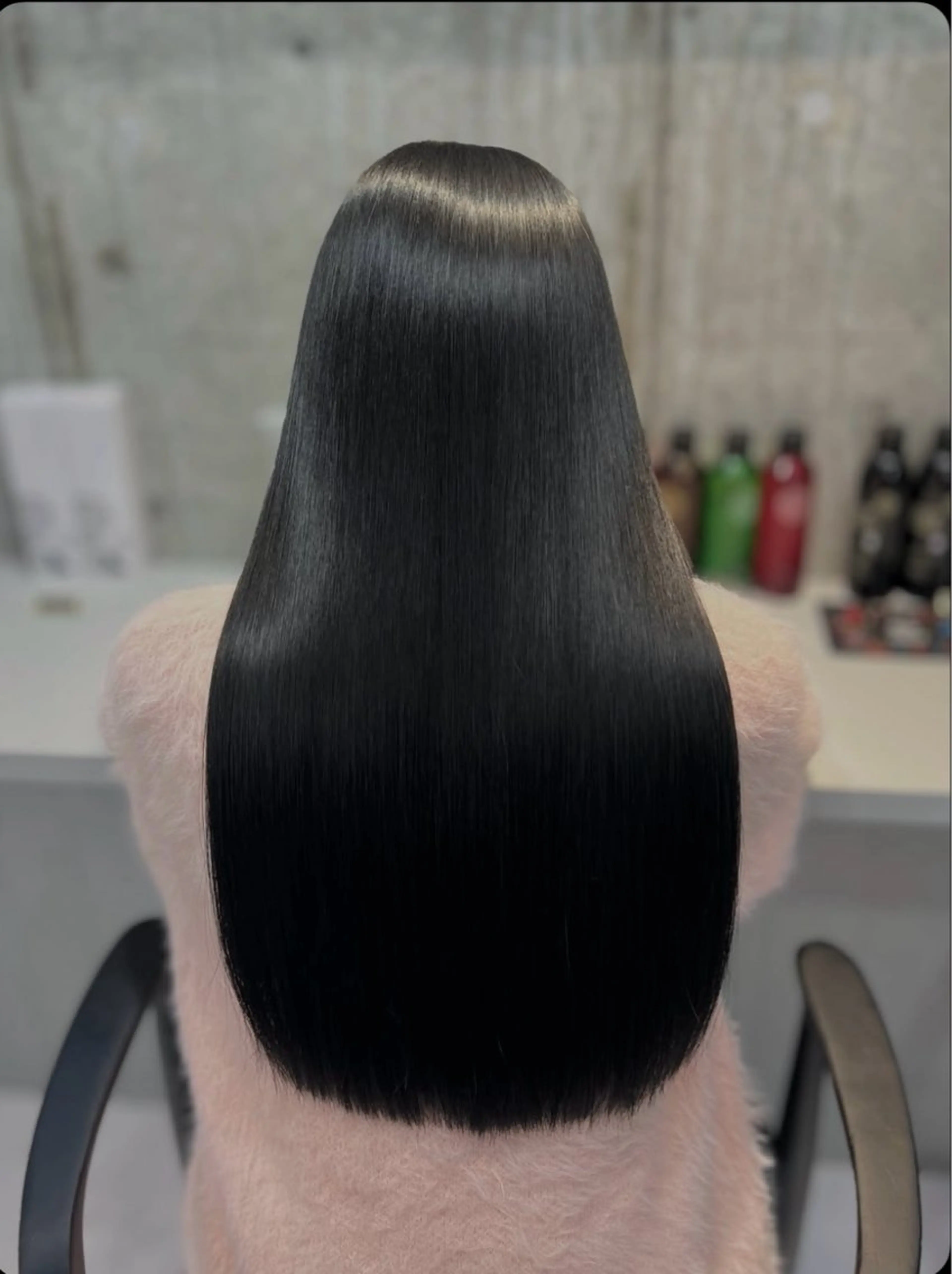 ロング 縮毛矯正 coa縮毛モデル 🤍🫧AYANEのヘアスタイル