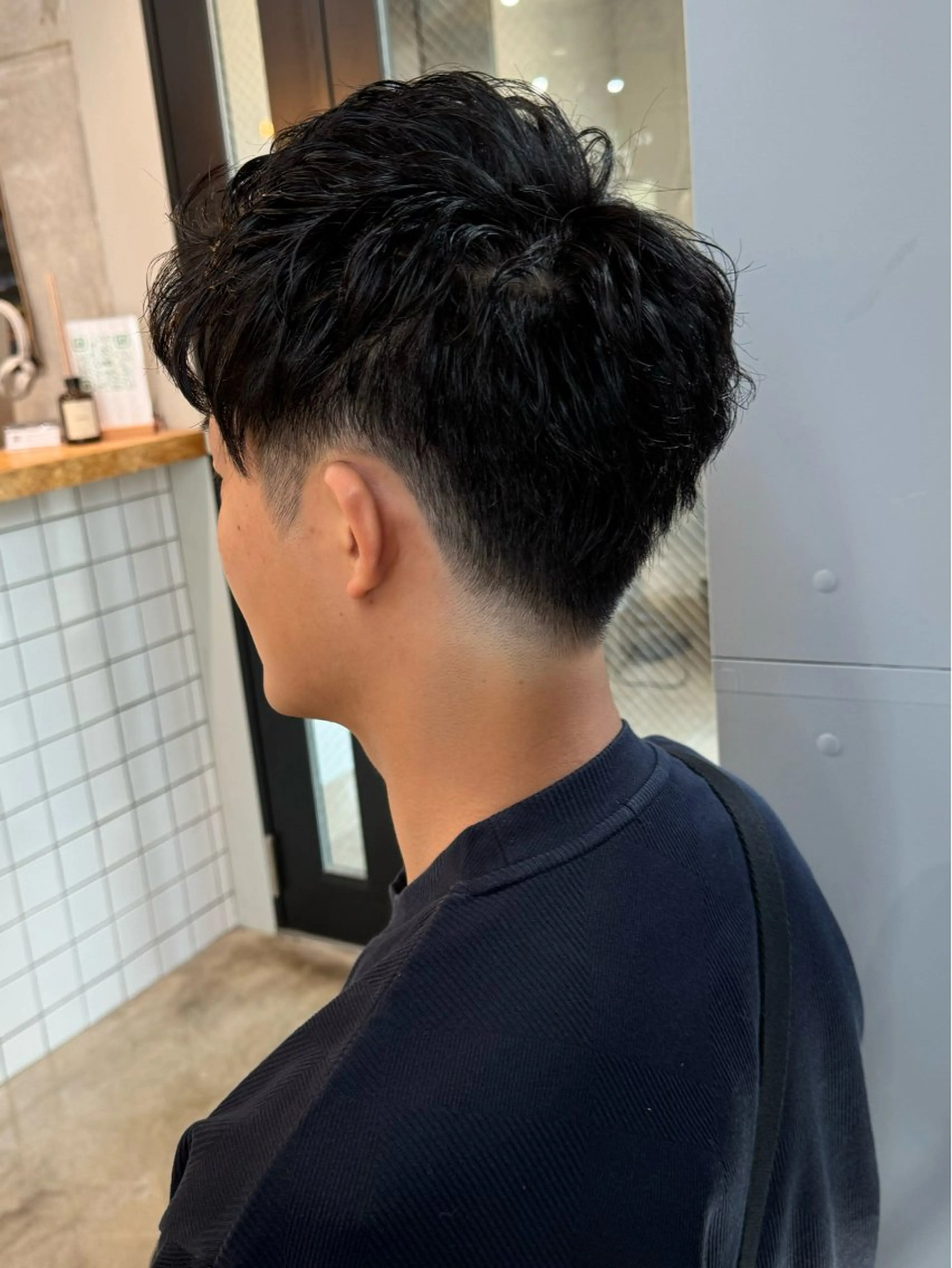 ショート パーマ メンズ メンズパーマ SALOWIN 原宿 IL Salice ３F所属・失敗したくない方へ Inoue Kahoのヘアスタイル