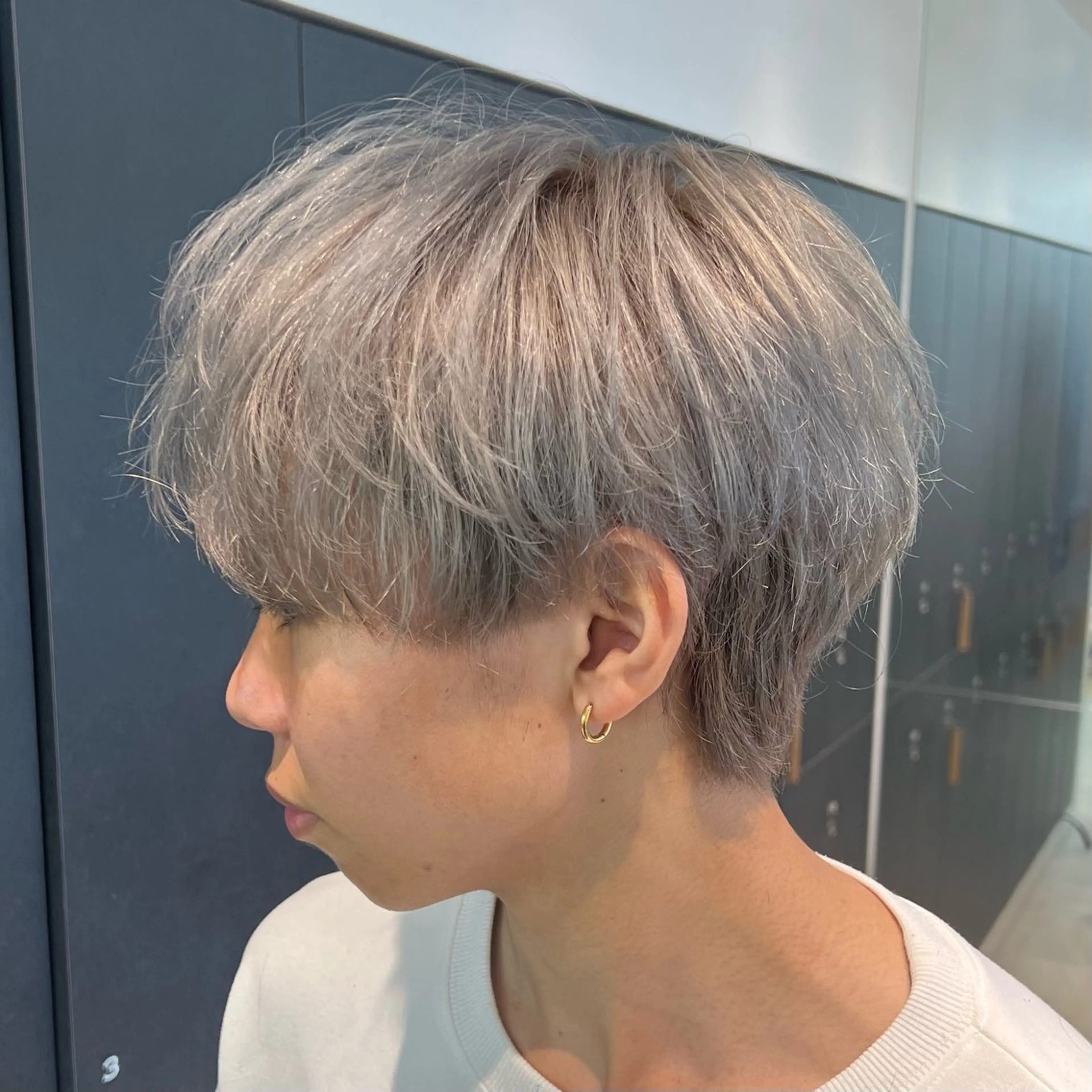 カラー メンズ メンズブリーチ メンズハイトーン メンズ韓国風 ブリーチ ハイトーンカラー カット ヘアカラー トリートメント メンズ/韓国レイヤー /縮毛矯正/📍爽太のヘアスタイル